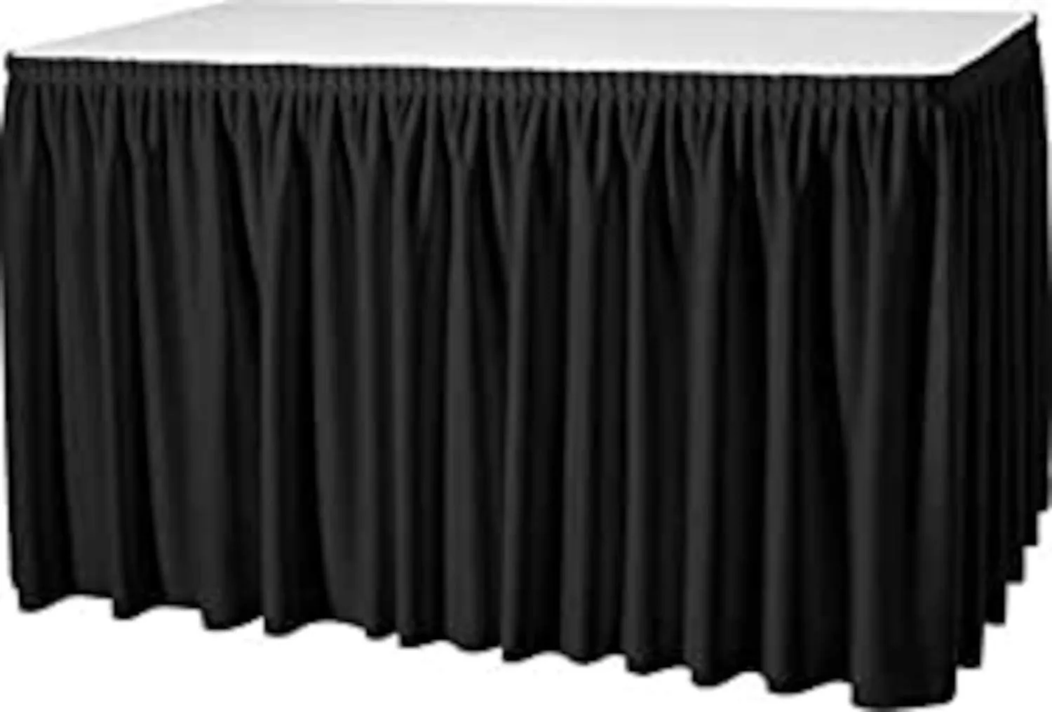 Gastro Uzal MB-H1ZH-PSMA Gonna da Tavolo, Poliestere, Nero, 410 x 73 cm - immagine 1