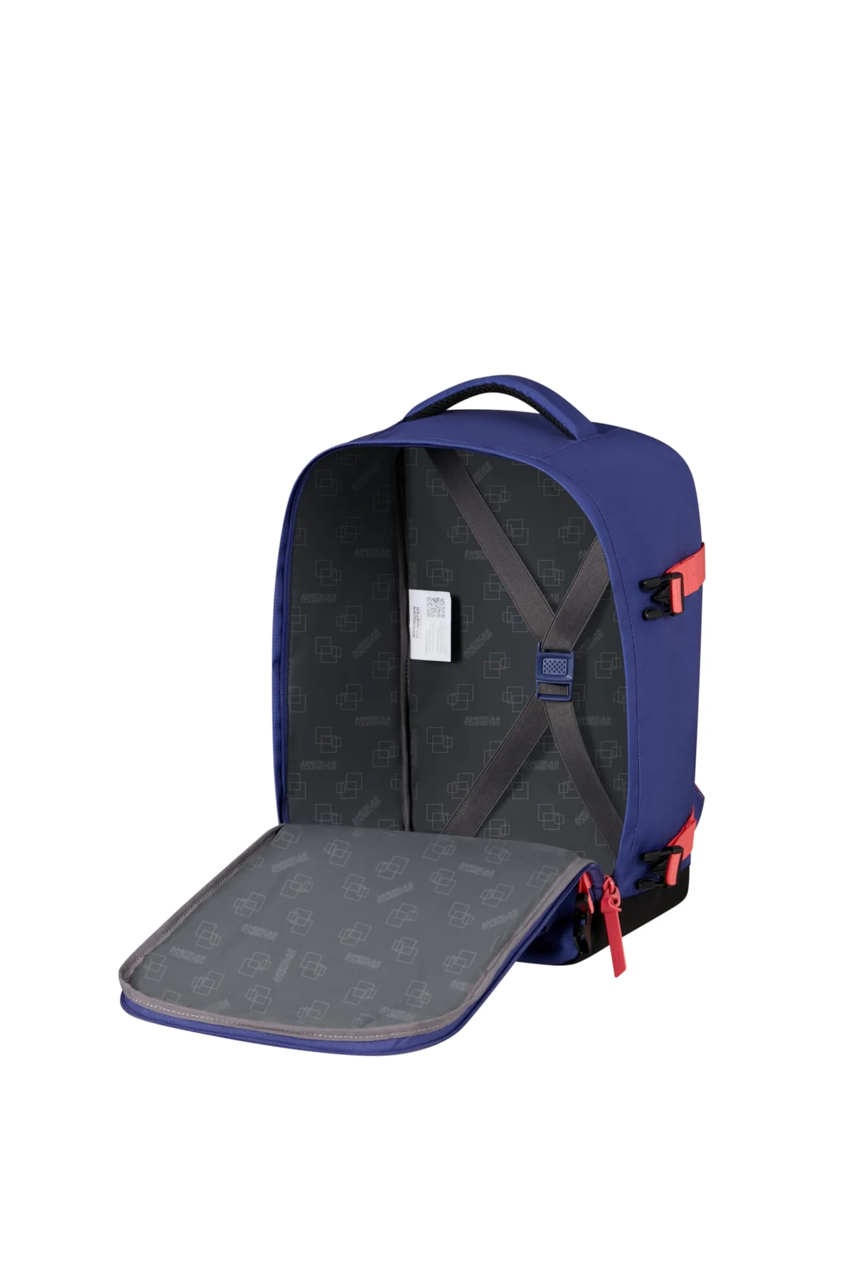 American Tourister Take2Cabin Zaino Bagaglio a Mano Ryanair 40 x 25 x 20 cm, 24 L, Dusk Purple/Sunset Coral - immagine 5