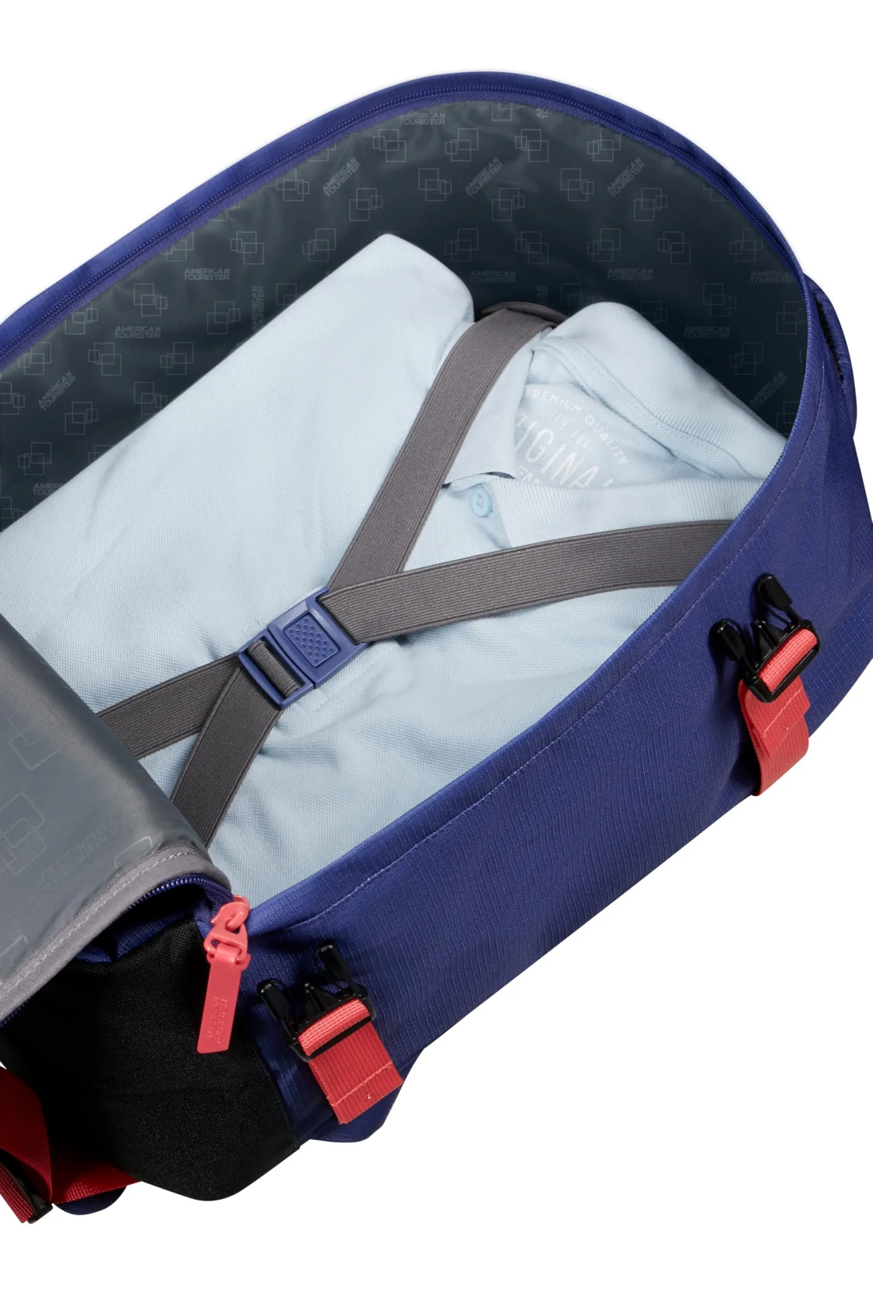 American Tourister Take2Cabin Zaino Bagaglio a Mano Ryanair 40 x 25 x 20 cm, 24 L, Dusk Purple/Sunset Coral - immagine 6