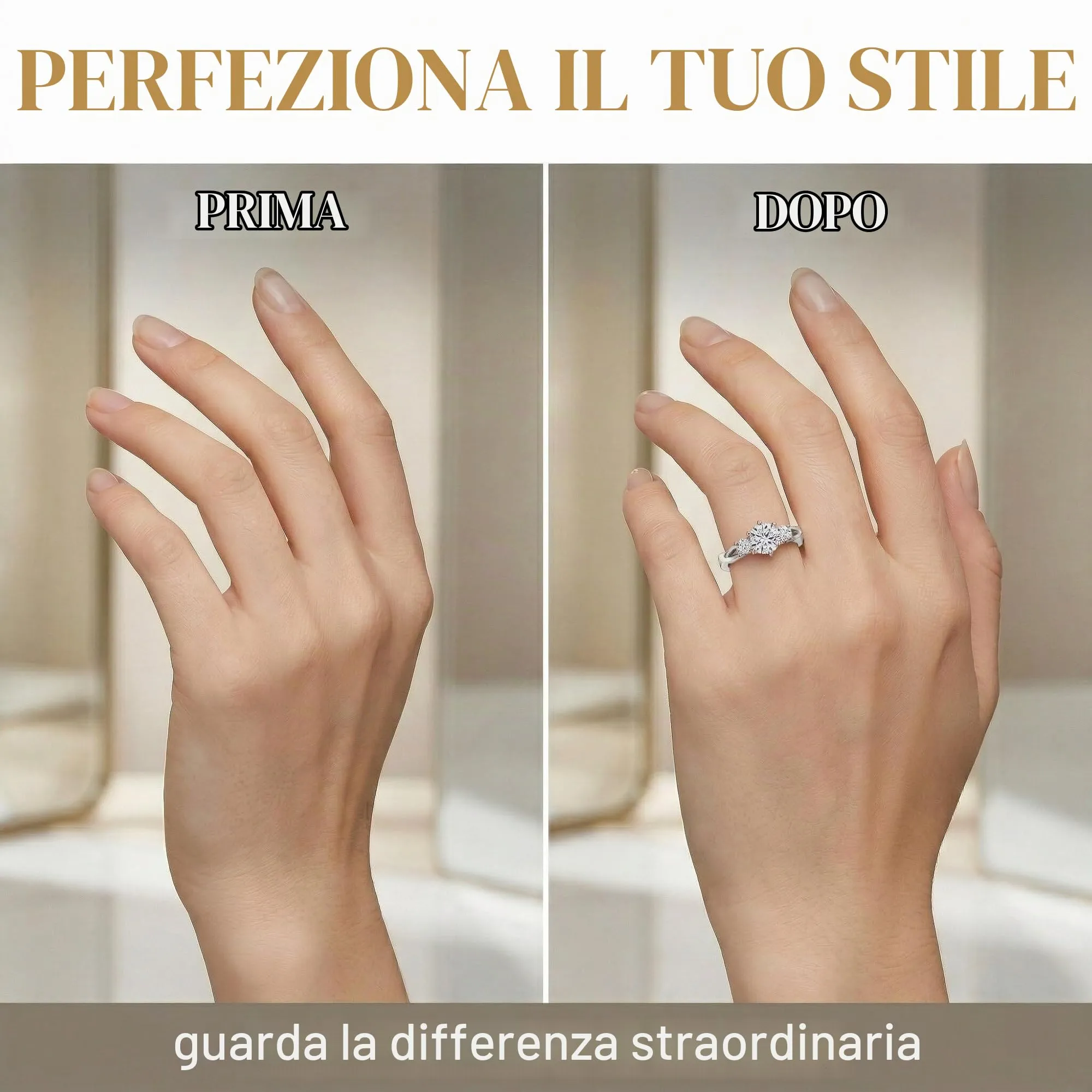 SWYZOR Anello Regolabile con Nodo in Argento per Donna - immagine 5