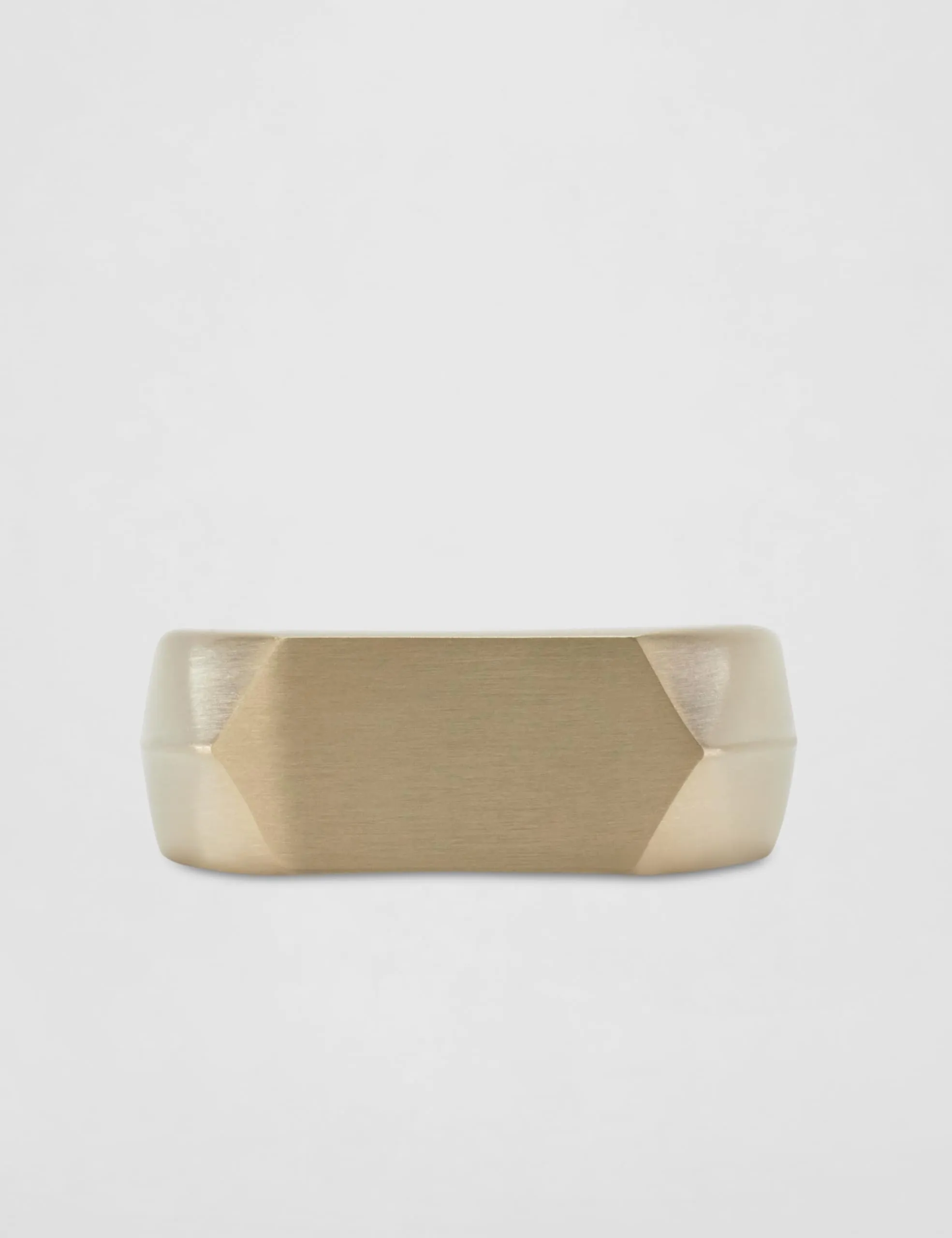 Fossil Anello a fascia da uomo in acciaio inossidabile oro polveroso e nero JF045597109 - immagine 4