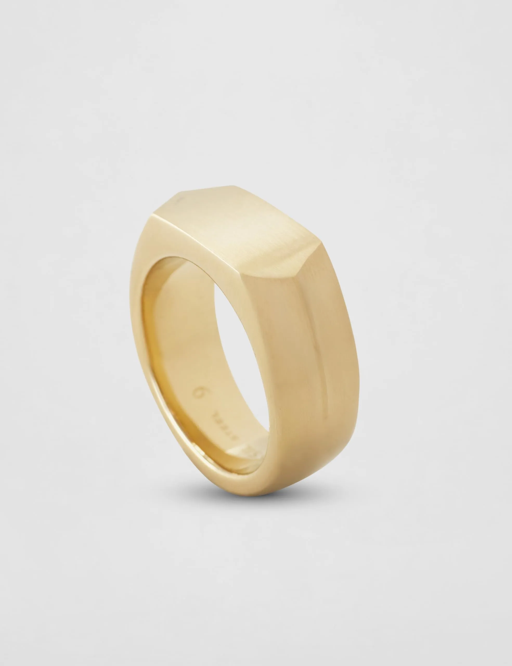 Fossil Anello a fascia da uomo in acciaio inossidabile oro polveroso e nero JF045597109 - immagine 5