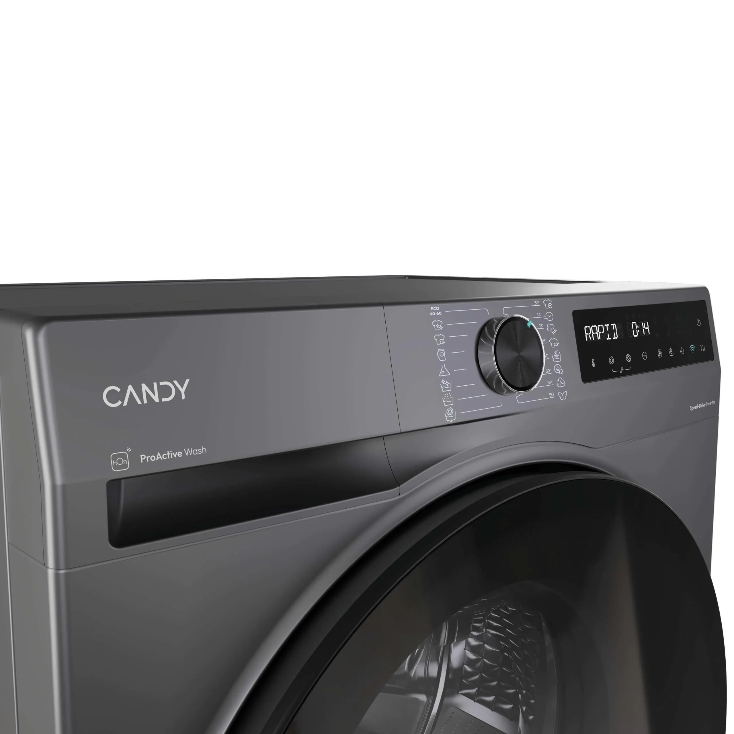 Candy ProWash 550 Lavatrice 9 Kg, 1400 Giri, Classe A-20%, Grigio - immagine 5