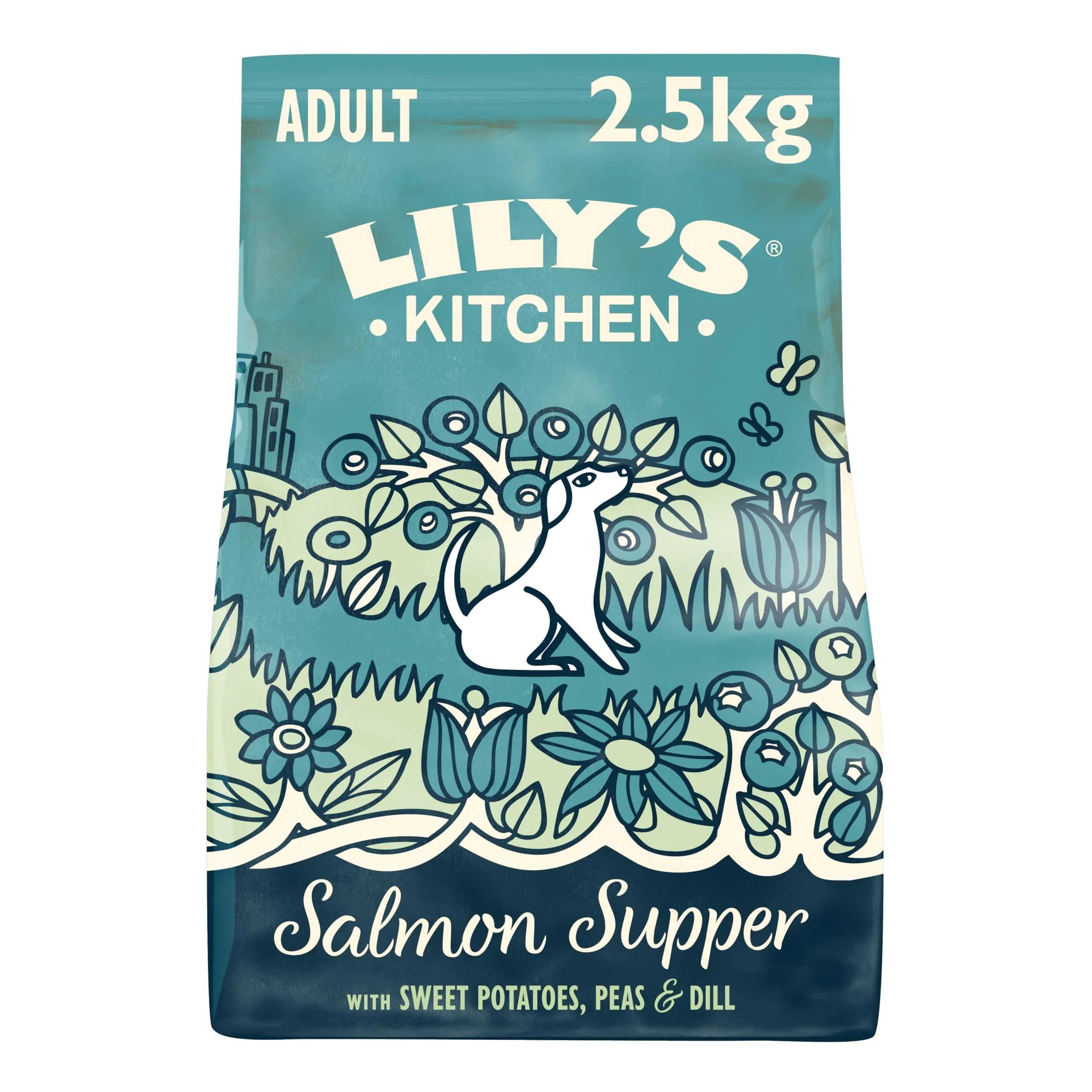 Lily's Kitchen Cibo secco per cani adulti al Salmone, 2.5kg - immagine 1