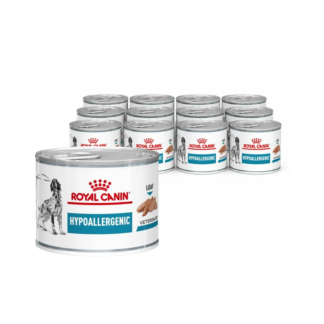 Royal Canin Veterinary Hypoallergenic Mousse for Adult Dogs, 12 x 200 g - immagine 1