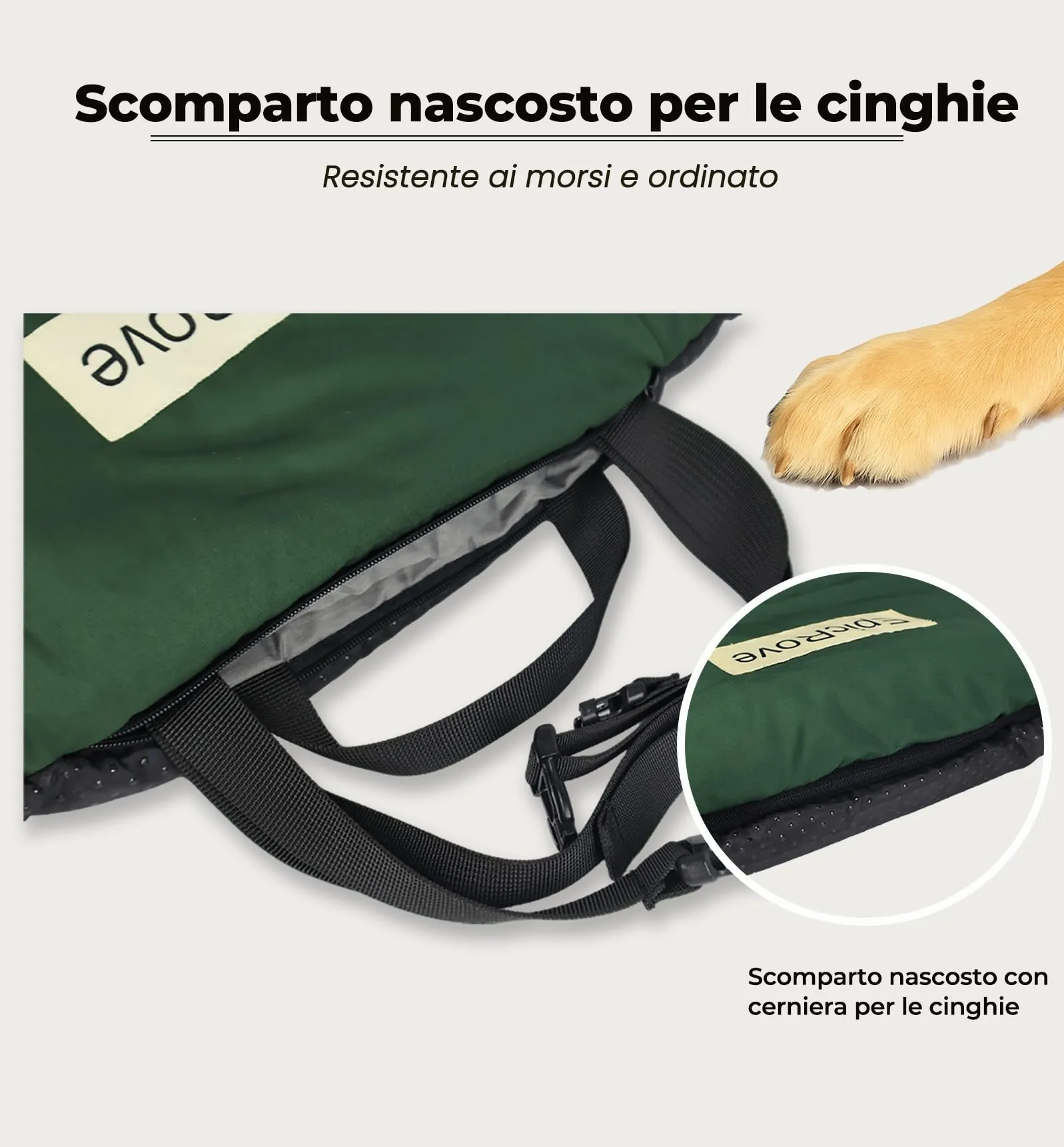 EpicRove Coperta per cani da viaggio impermeabile e antiscivolo, 110 x 68 cm, lavabile - immagine 3