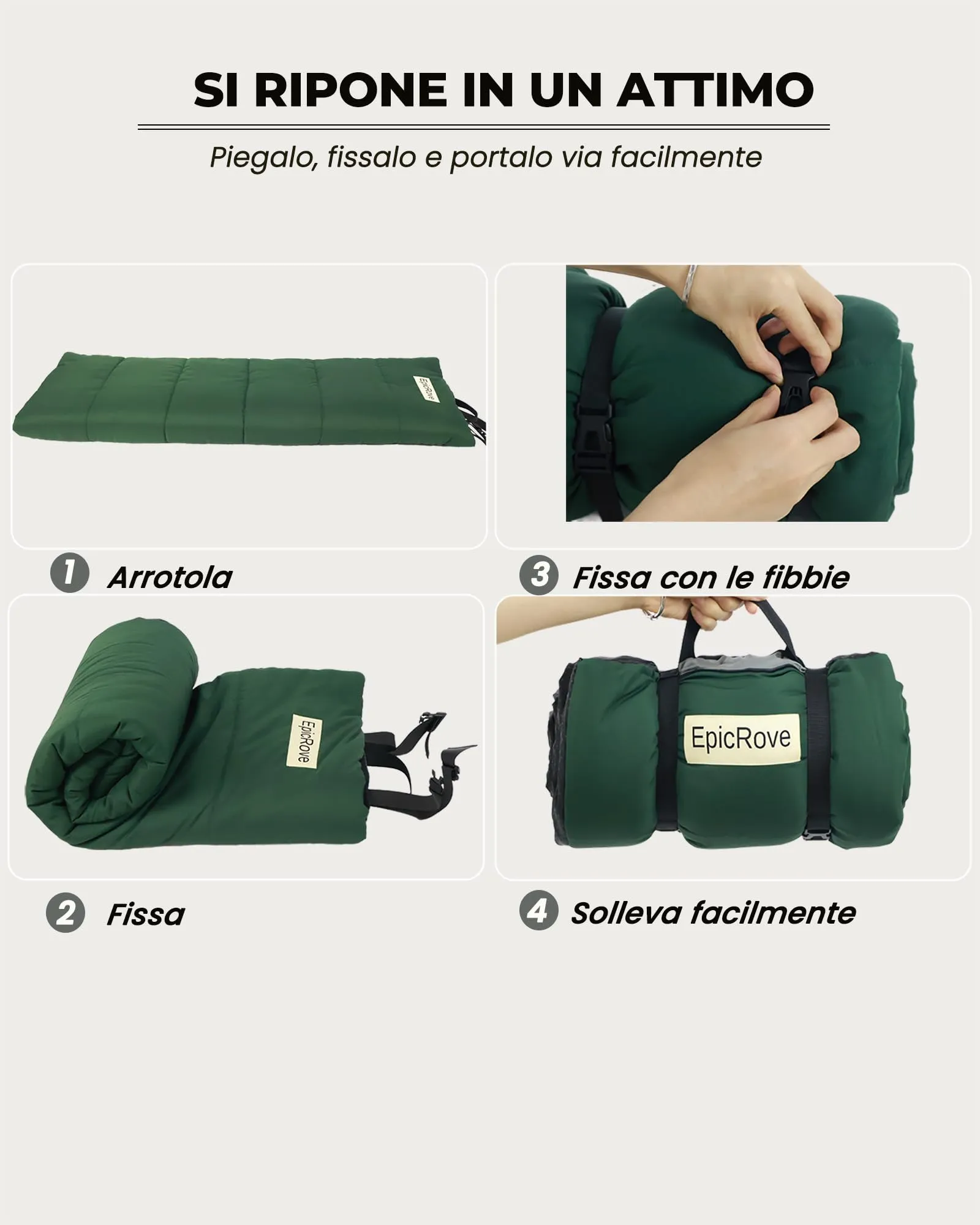 EpicRove Coperta per cani da viaggio impermeabile e antiscivolo, 110 x 68 cm, lavabile - immagine 6