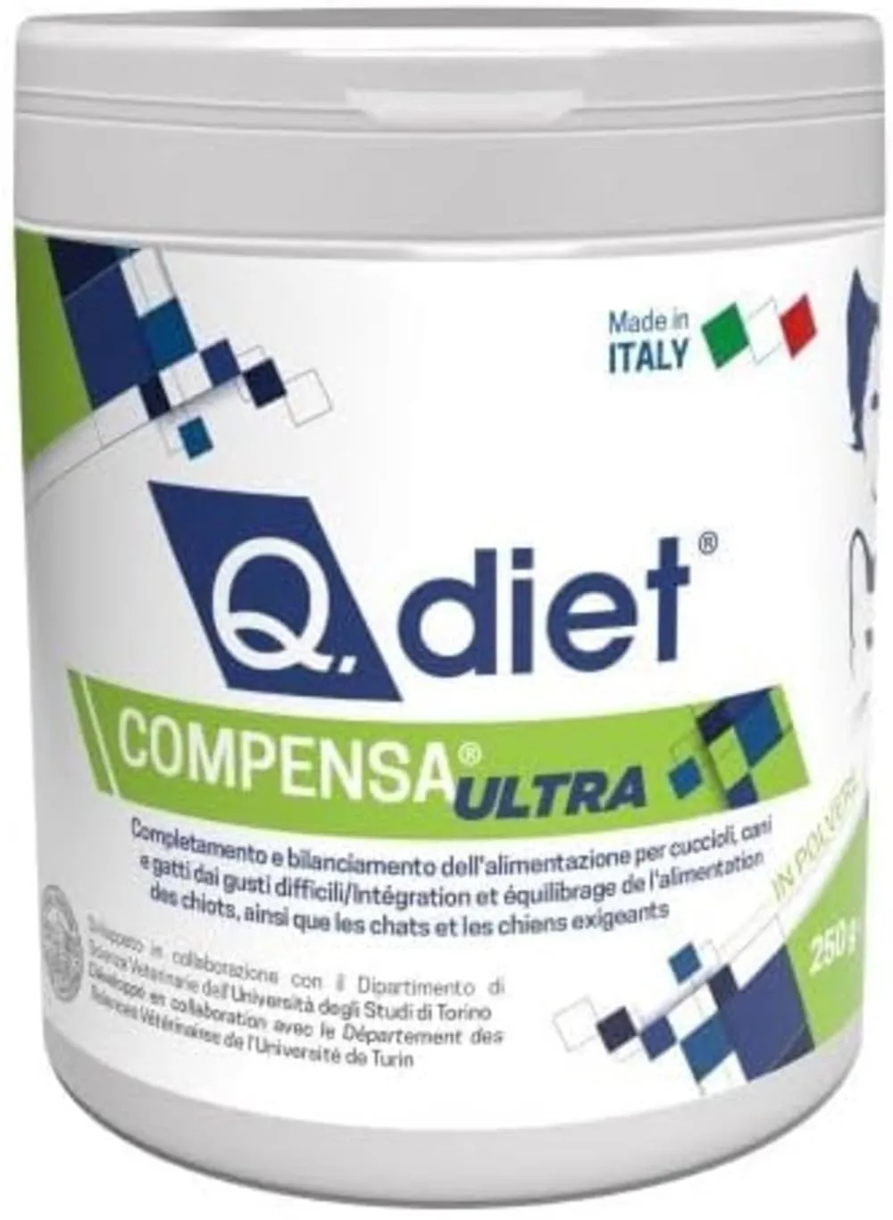 Q.Diet Compensa Ultra per Cane e Gatto, 250g in Polvere - immagine 8