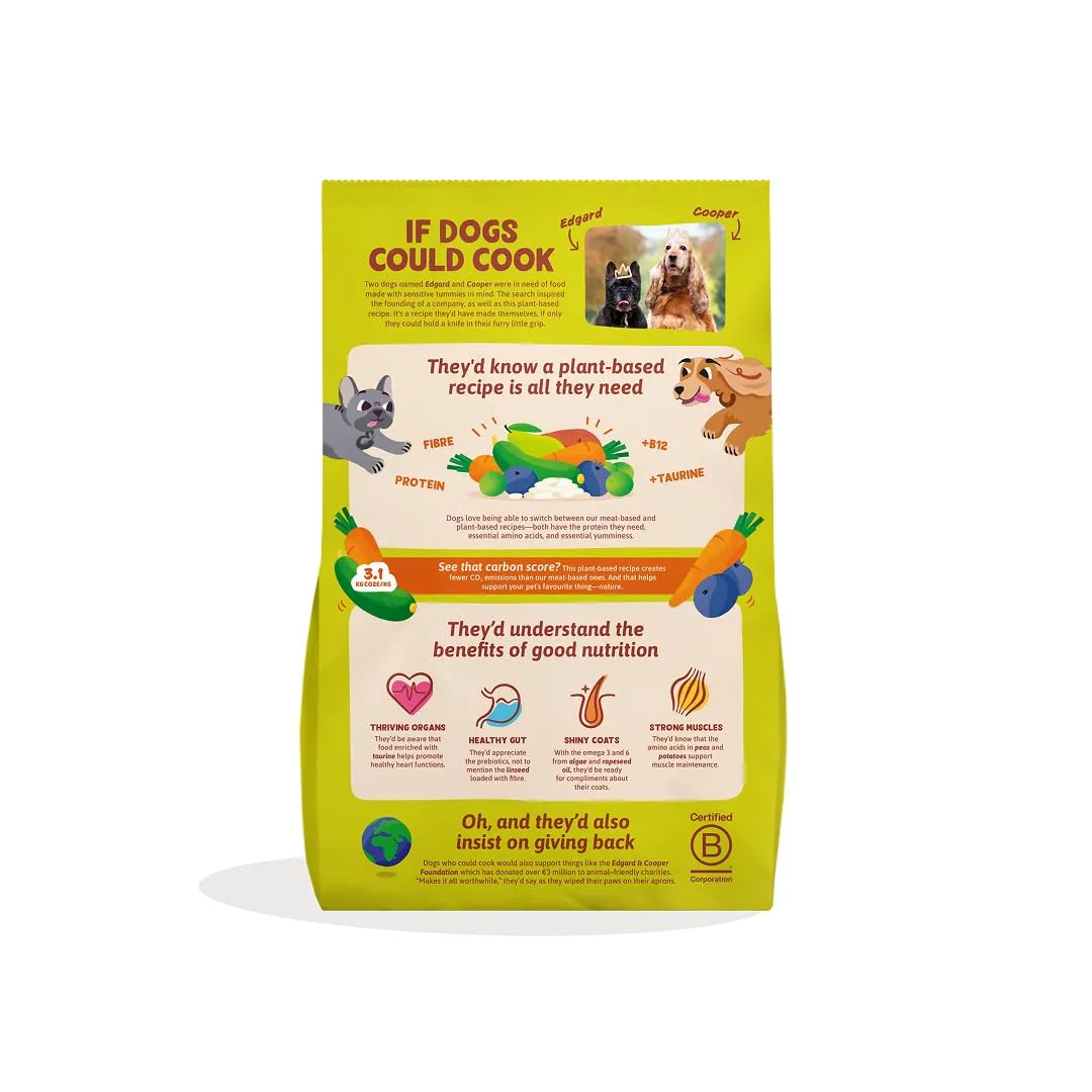 Edgard & Cooper Croccantini per Cani Adulti Carote e Zucchine, Senza Glutine, 2.5kg - immagine 2