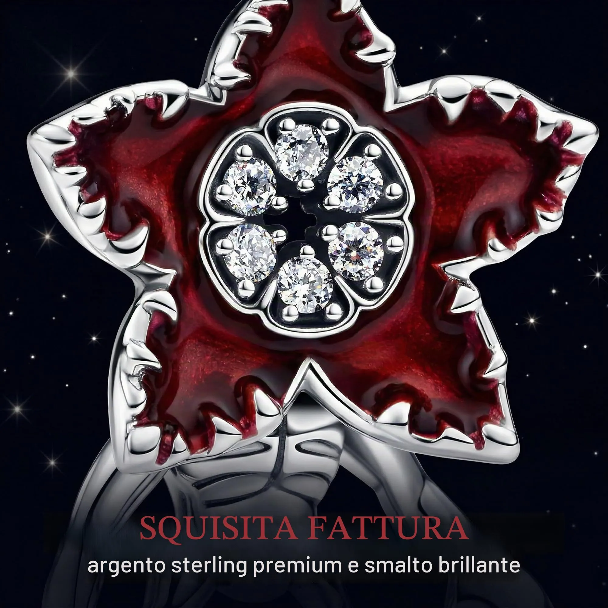 BAUCH Charm Strange Things per bracciale Pandora, Lega di acciaio, Multicolore - immagine 4