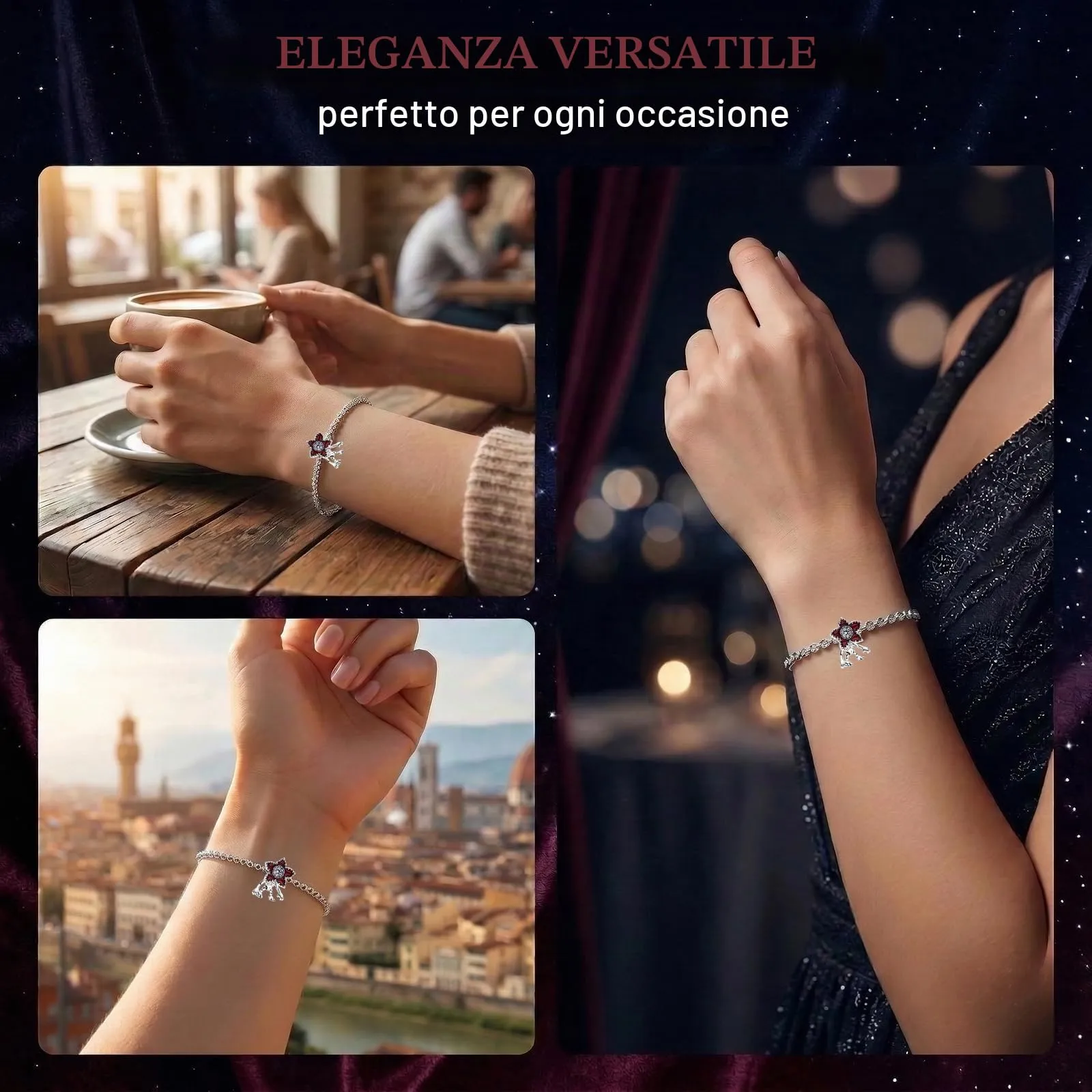 BAUCH Charm Strange Things per bracciale Pandora, Lega di acciaio, Multicolore - immagine 5