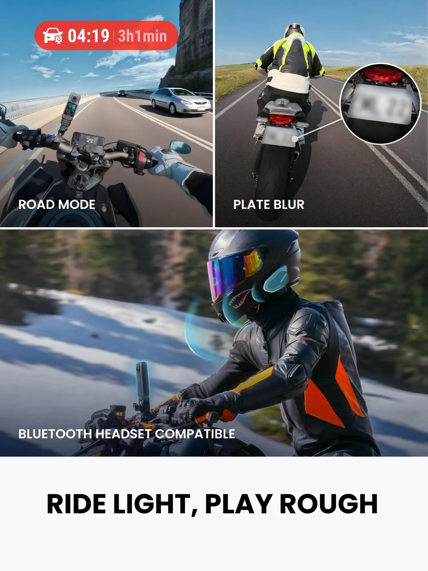 Insta360 X4 Air Pack Moto Multiview Videocamera 8K 360 (165g) - immagine 6