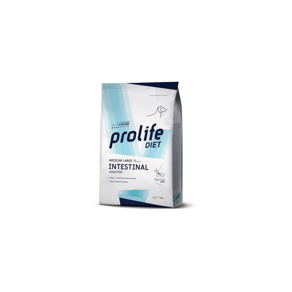 Prolife Diet Intestinal Sensitive Dog Medium Large, 8kg - immagine 1