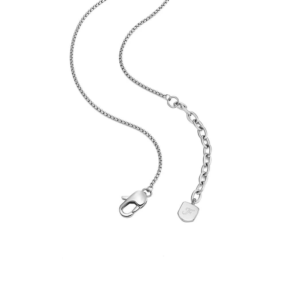 Fossil Men's Stainless Steel Dog Tag Necklace JF04882040 - immagine 4