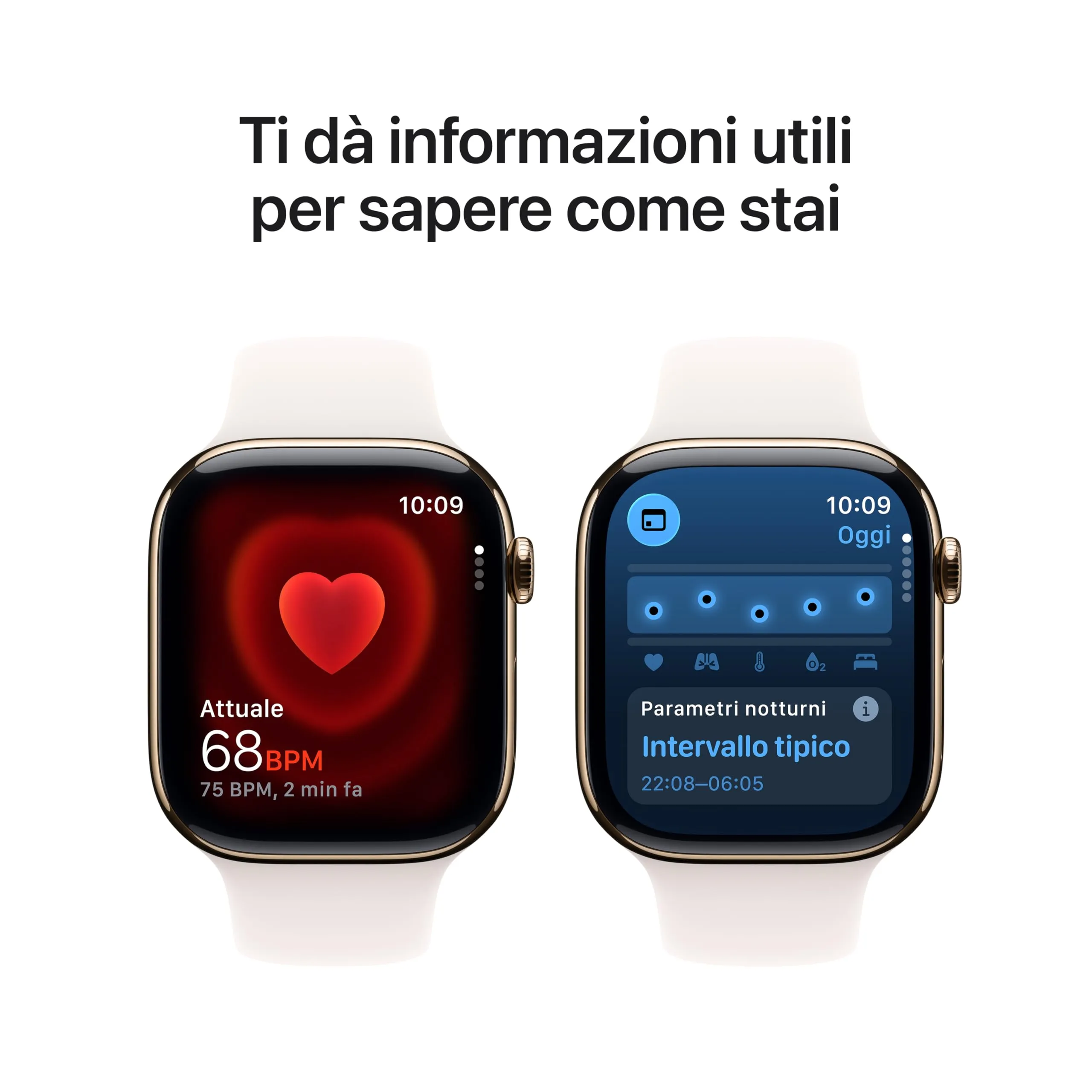 Apple Watch Series 11 GPS + Cellular, Cassa 46 mm, Titanio Oro, Cinturino Sport Rosa Fard, M/L - immagine 4