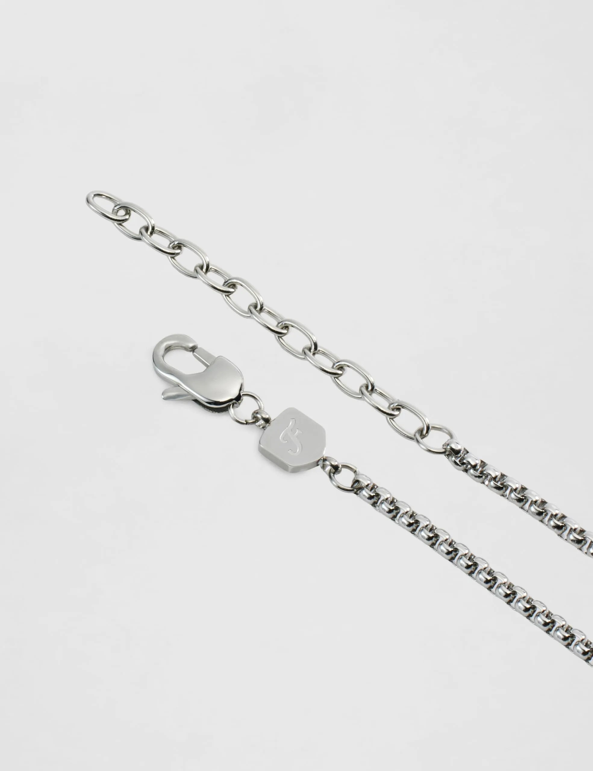 Fossil Collana da uomo Dog Tag in acciaio inossidabile, Argento e Nero - immagine 3