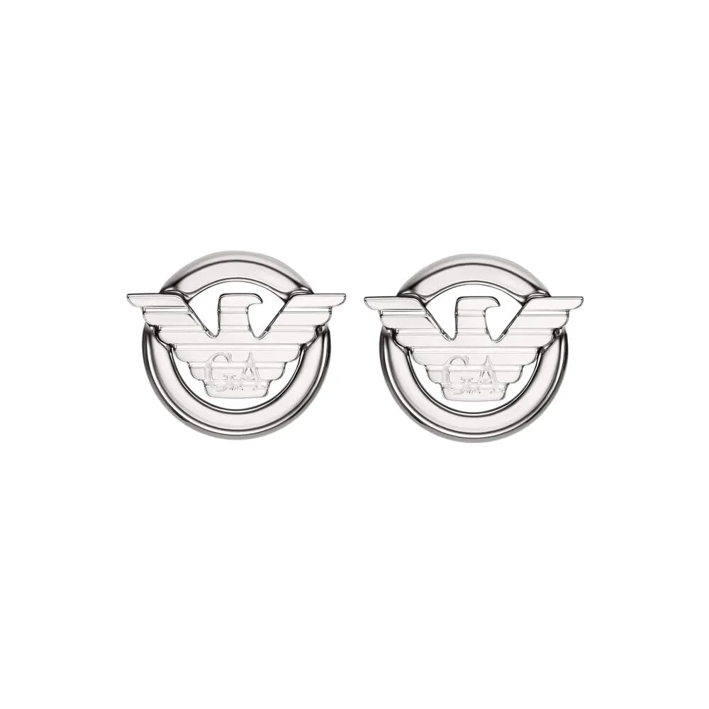 Emporio Armani Orecchini Uomo in acciaio inossidabile, Argento cromato EGS3238040 - immagine 1