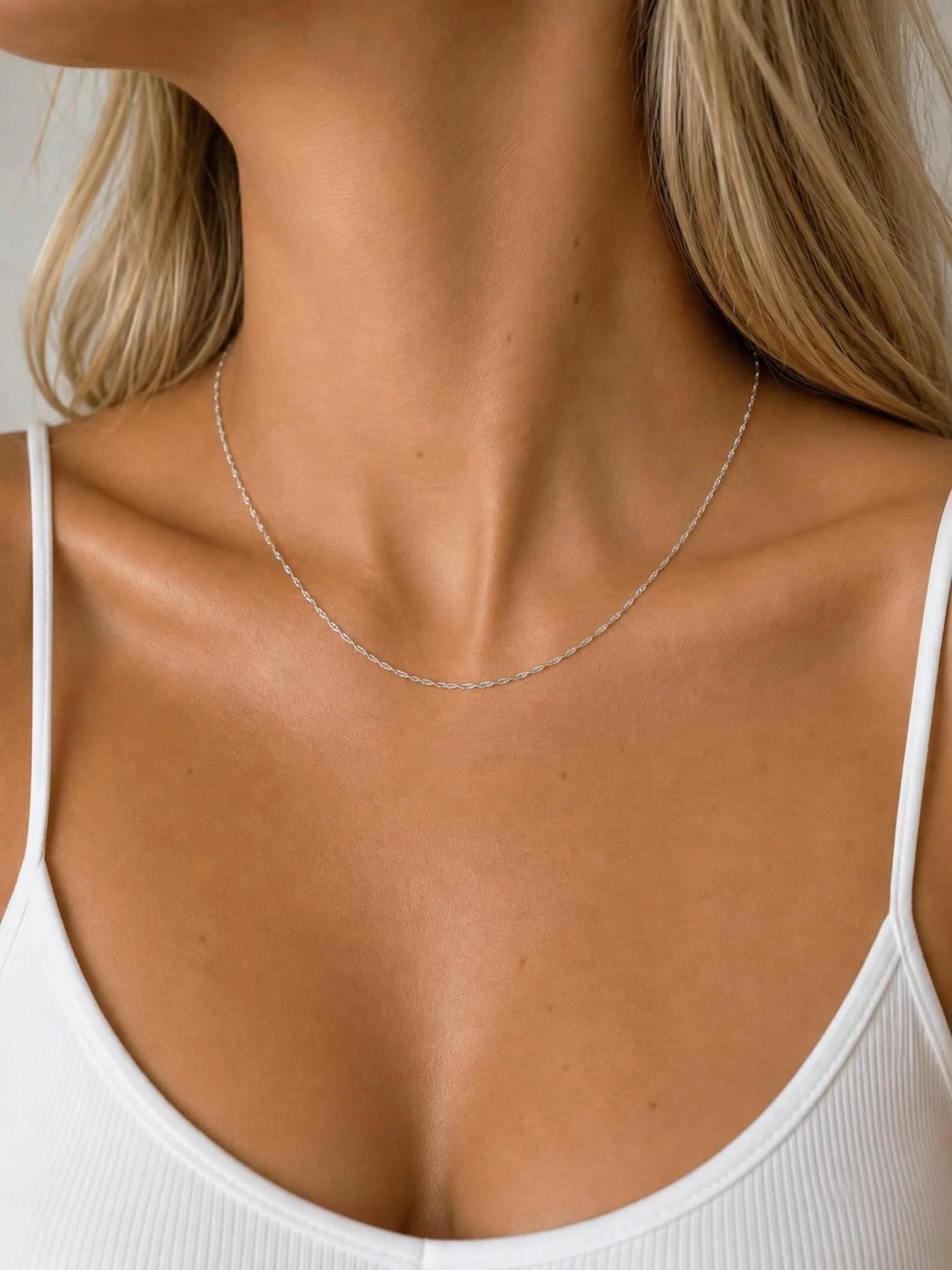 Rajputana Collana Catenina in Argento 925 per Donna - immagine 2