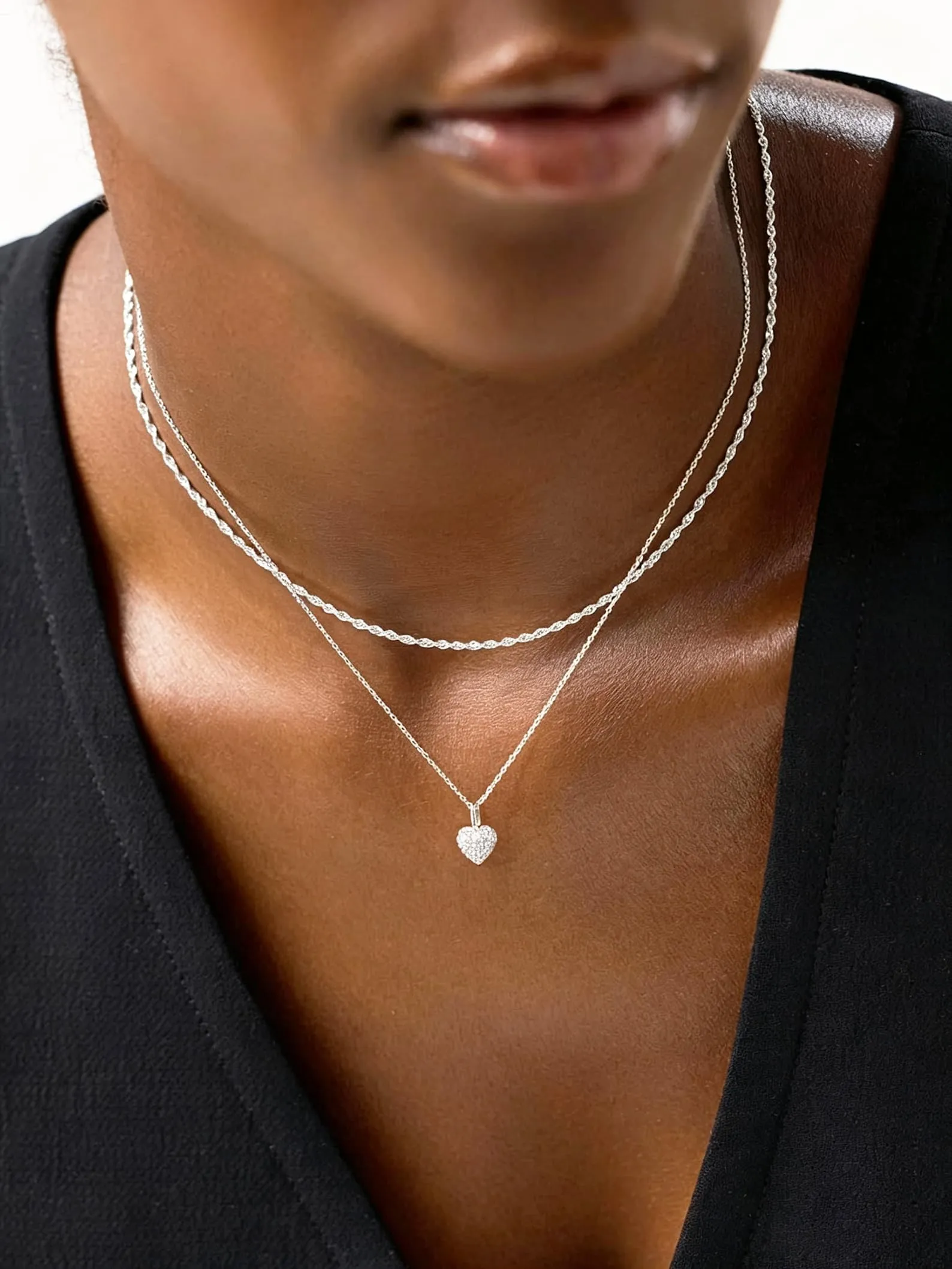 Rajputana Collana Catenina in Argento 925 per Donna - immagine 6