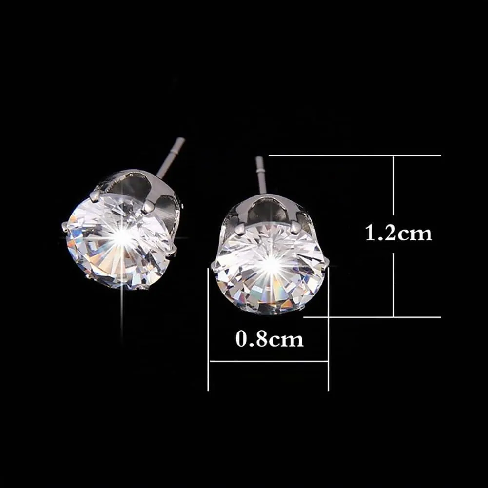 Wedity Set di Gioielli da Sposa con Collana di Cristallo, Orecchini e Bracciale in Argento (1 layer) - immagine 7