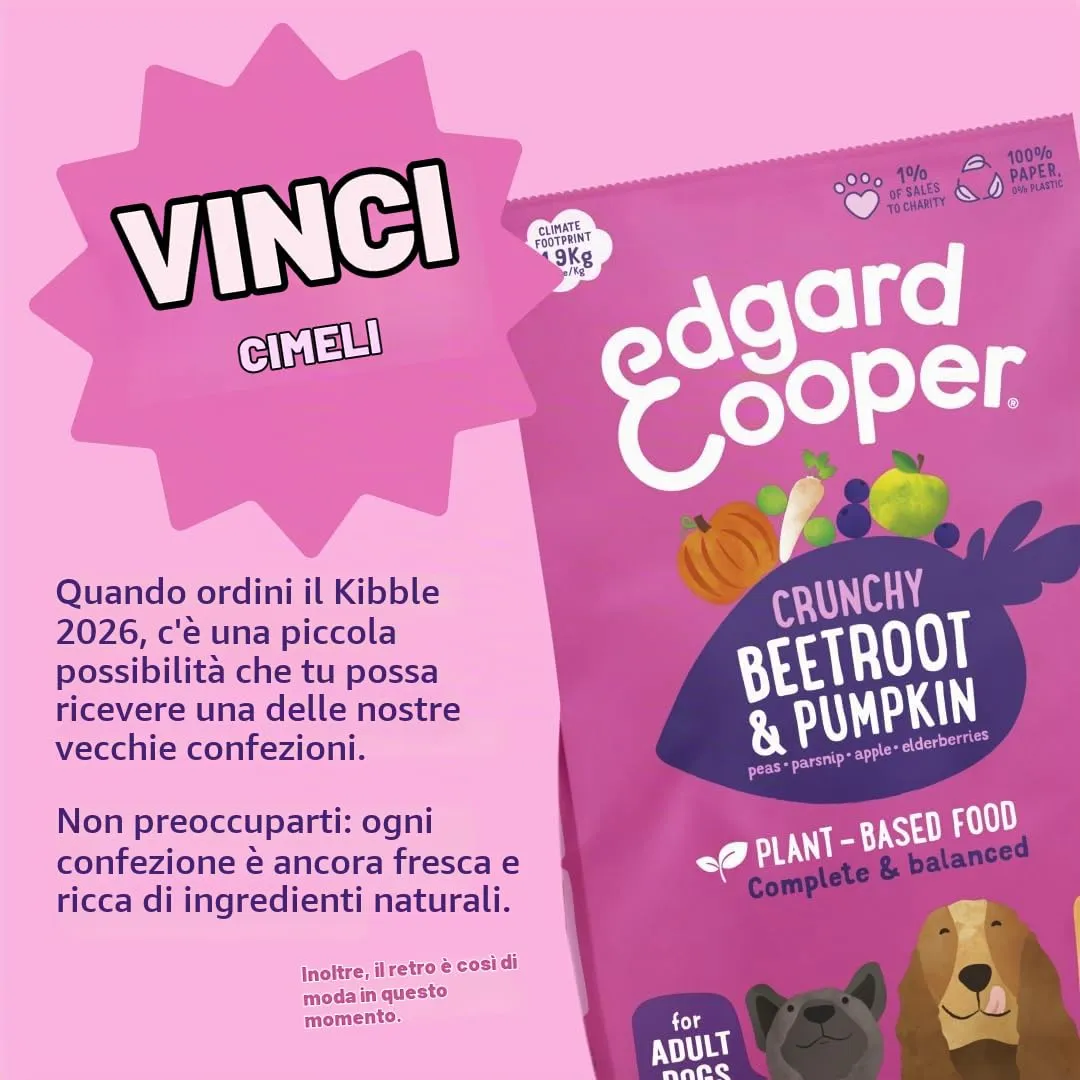 Edgard & Cooper Croccantini per Cani Adulti, Barbabietola e Zucca, Senza Glutine, 7kg - immagine 8