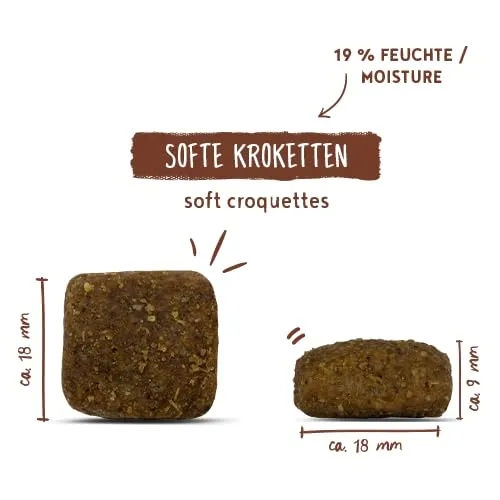 Bosch HPC Soft Terra Anatra e Patata Cibo Semi-umido per Cani Adulti, Senza Cereali, 2500 g - immagine 3