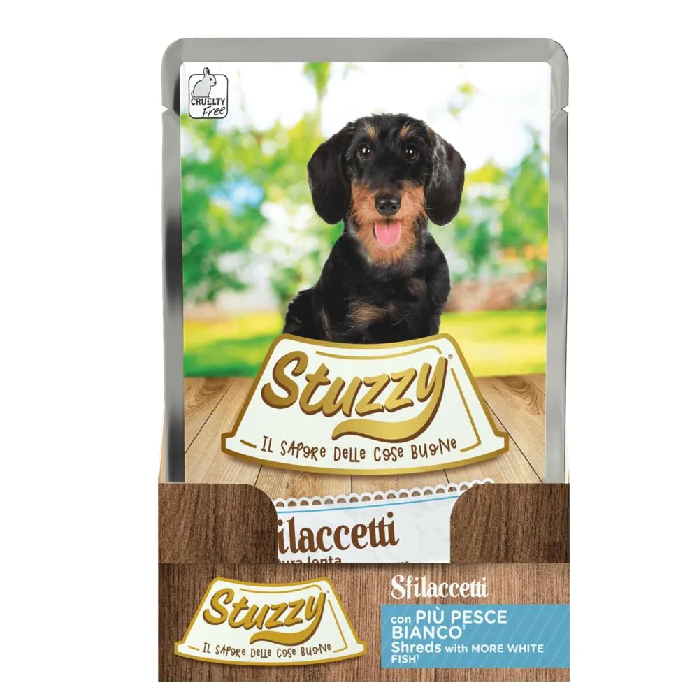 Stuzzy Sfilaccetti con Prosciutto Alimento Completo per Cani, 24 x 100 g - immagine 3
