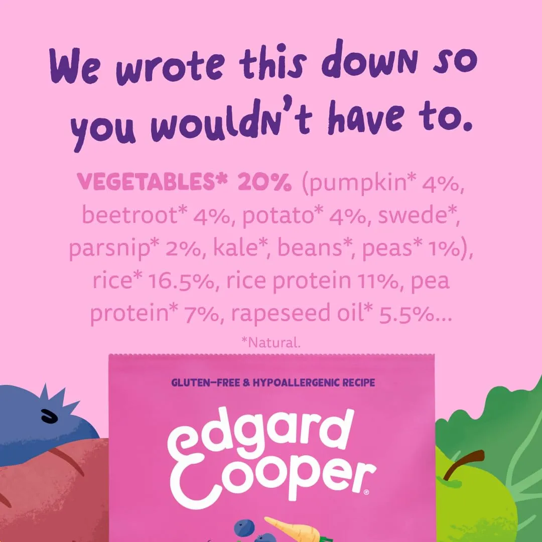 Edgard & Cooper Croccantini per Cani Adulti, Barbabietola e Zucca, Senza Glutine, 2.5kg - immagine 7
