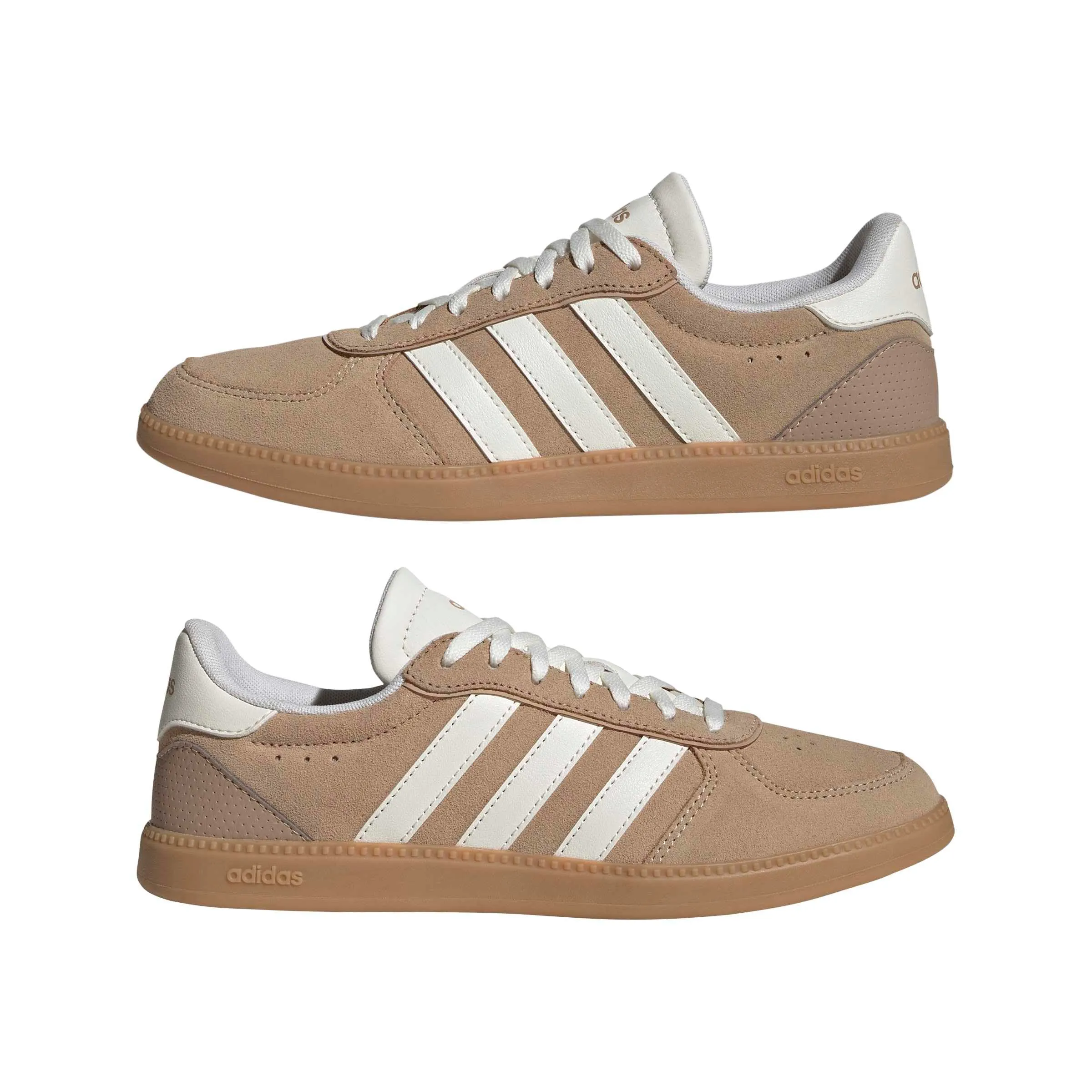 Adidas Breaknet Sleek Shoes, Warm Sandstone/Core White/Gum 3, 42 2/3 EU - immagine 8