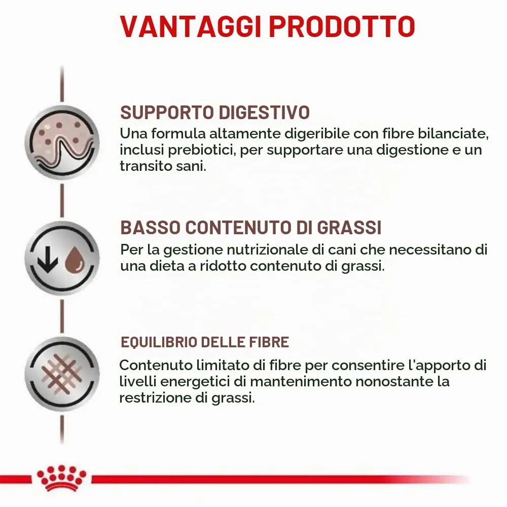 Royal Canin Gastrointestinal Canine Low Fat 12 kg - immagine 4