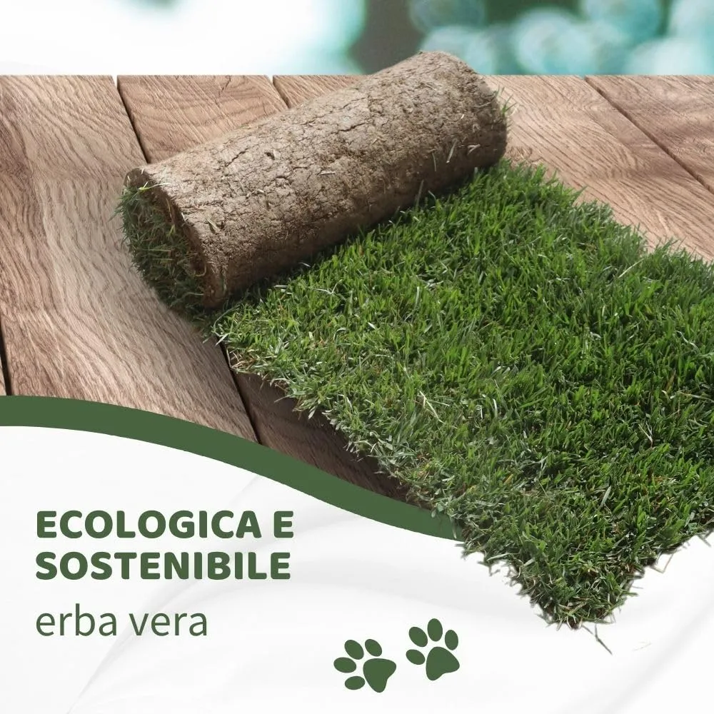 PetZolla Ricarica XL Traversina in vero prato per cani, 100x90 cm - immagine 4