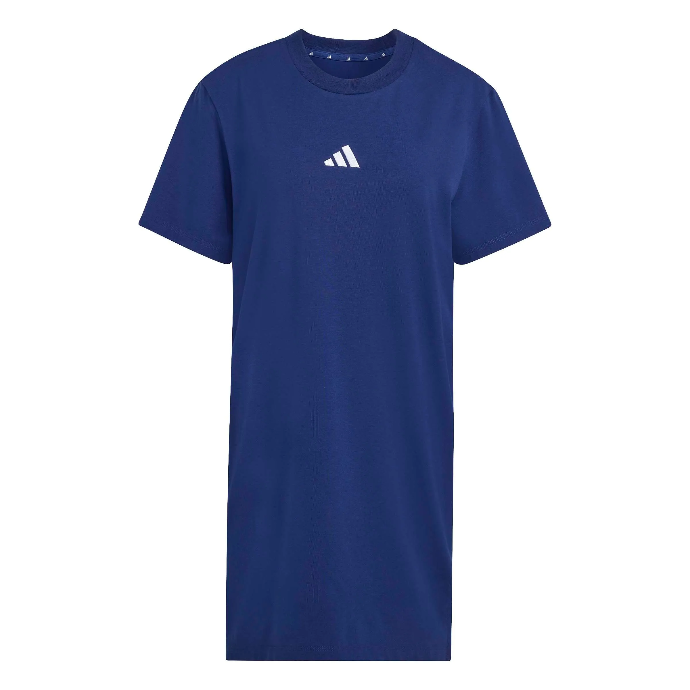 adidas Donna Essentials 3-Stripes Dress - Dark Blue/White, M - immagine 1