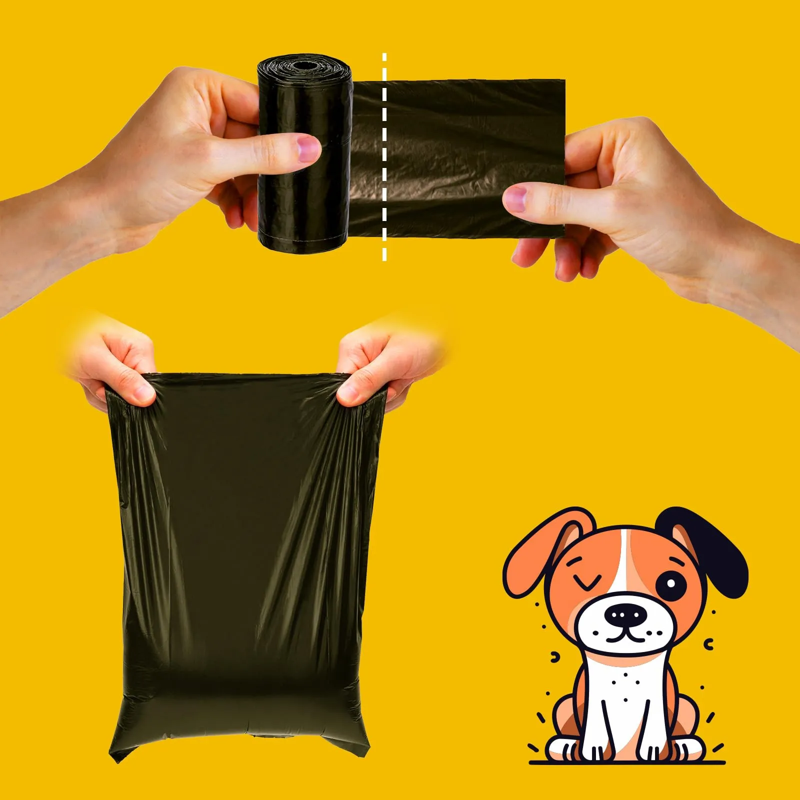 Croci Sacchetti Igienici per Cani, 60 Pezzi, Rosa - immagine 5