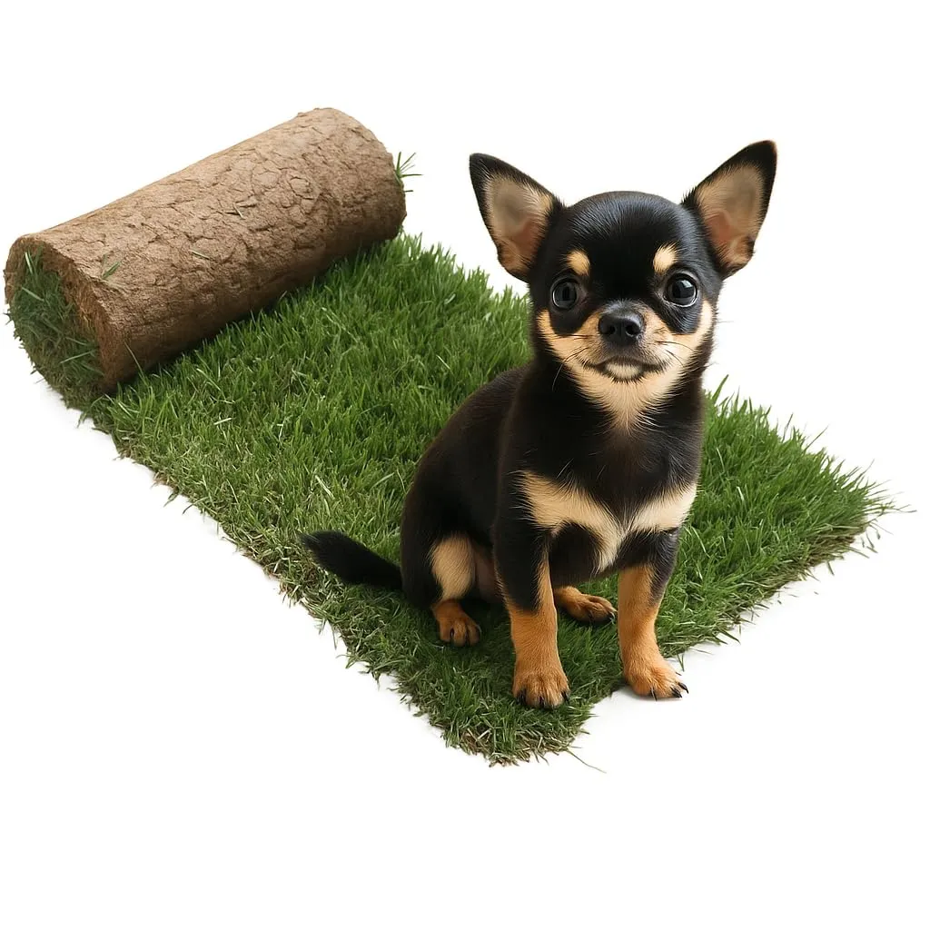 PetZolla Ricarica S Traversina per cani in vero prato 60x40cm - immagine 1