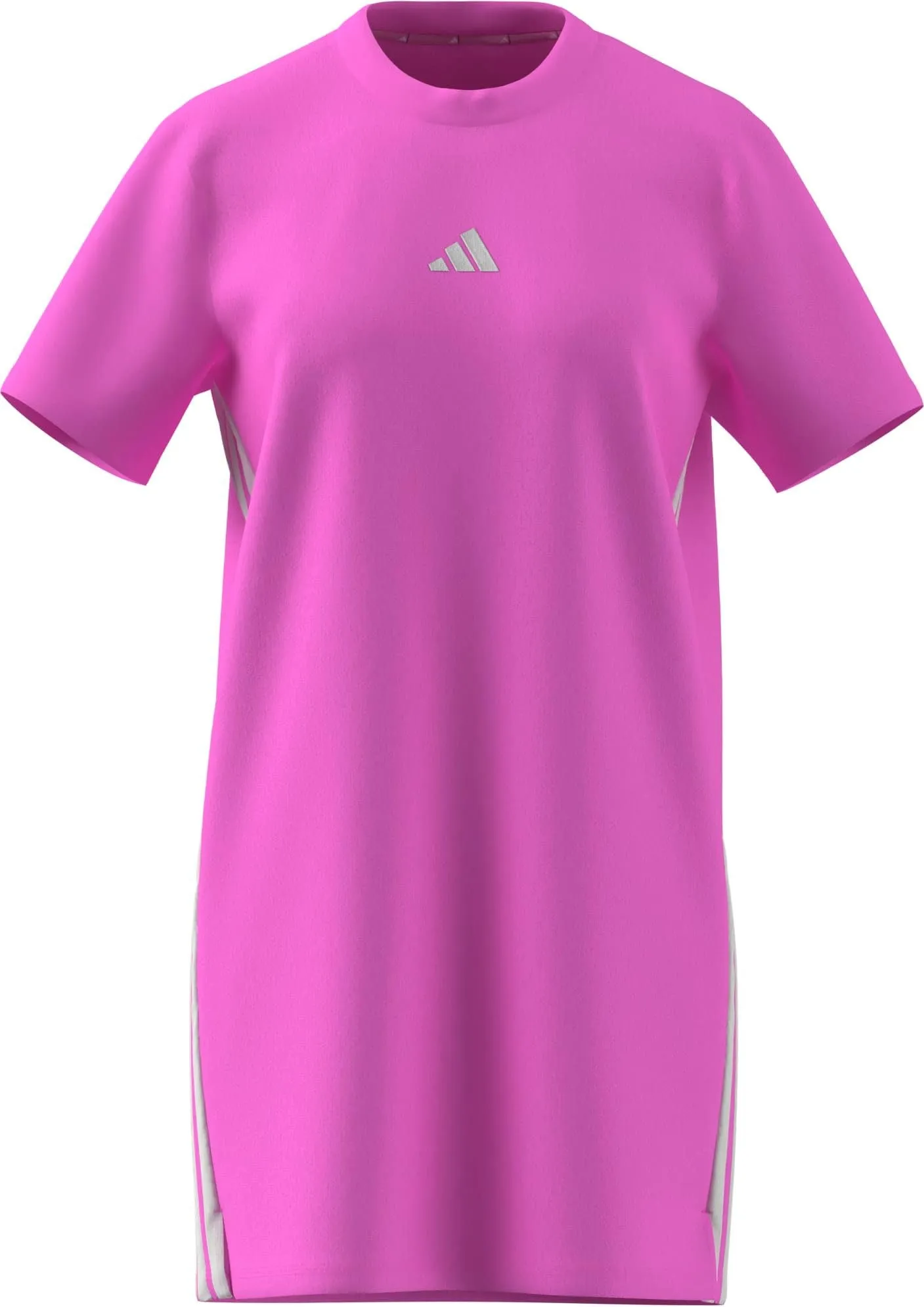 adidas Women's Essentials 3-Stripes T-Shirt St Tropic Bloom/White XS - immagine 1