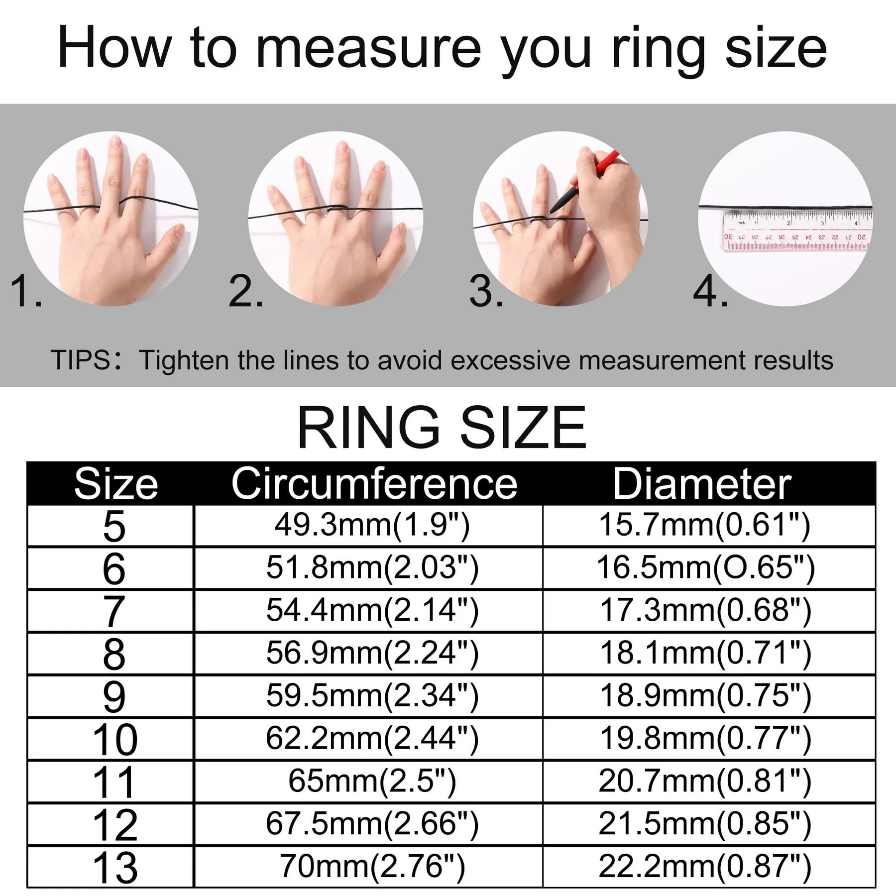 MeMeDIY Anelli in Acciaio Inossidabile Personalizzati con Incisione, Stile D2-10# - immagine 6