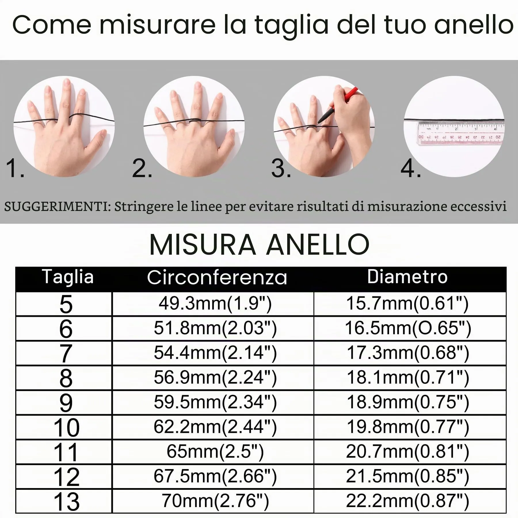 MeMeDIY Anelli in Acciaio Inossidabile Personalizzati con Nome e Data, Style D1-10# - immagine 6