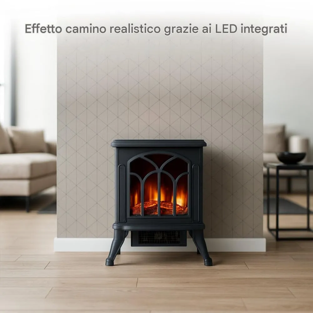Bakaji Camino Elettrico Chicago con Cornice Legno Vienna, 1800W - immagine 6