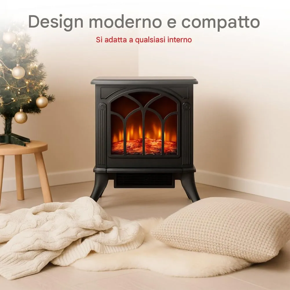 Bakaji Camino Elettrico Chicago con Cornice Legno Vienna, 1800W - immagine 8