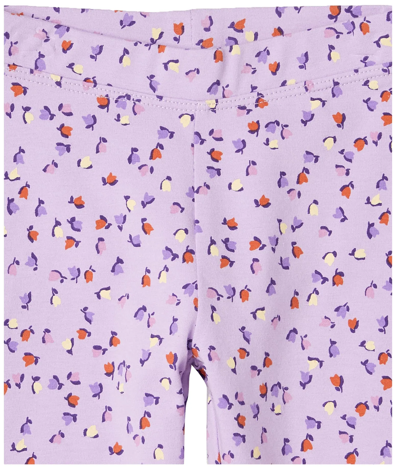 Amazon Essentials Leggings Bambine e Ragazze, Pacco da 5, Blu Scuro, Giallo Scozzese, Lilla Tulipano, Porpora, Porpora Chiaro Folk Floral, 9-10 Anni - immagine 5