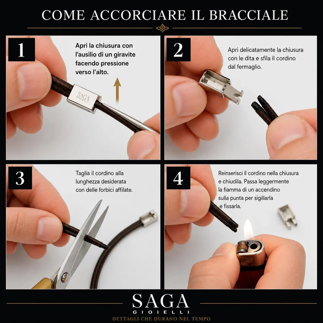 SAGA GIOIELLI Bracciale Uomo Rosa dei Venti Moda Nautica Acciaio Blu - immagine 6