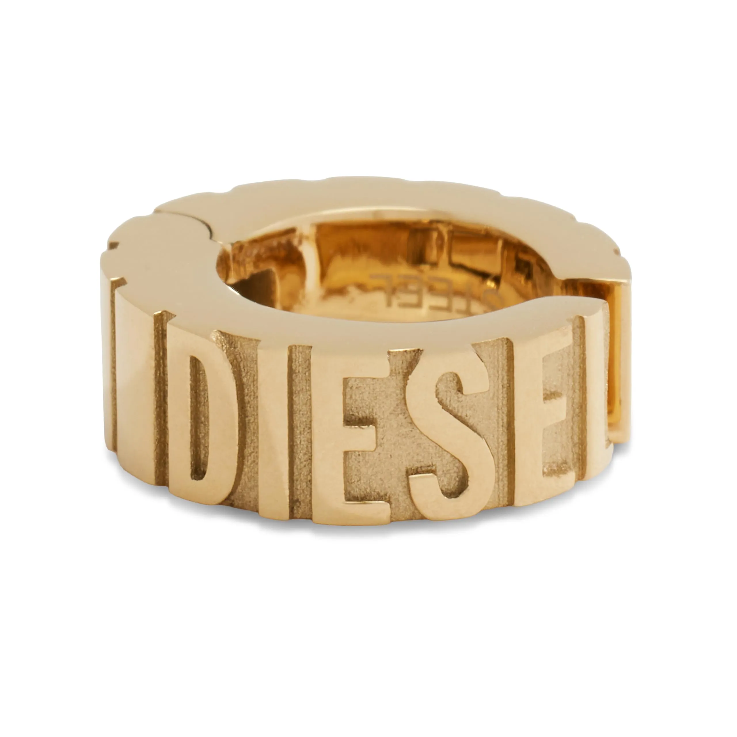 Diesel DX1565710 Font Cuff Unisex Earring in Gold Stainless Steel - immagine 1