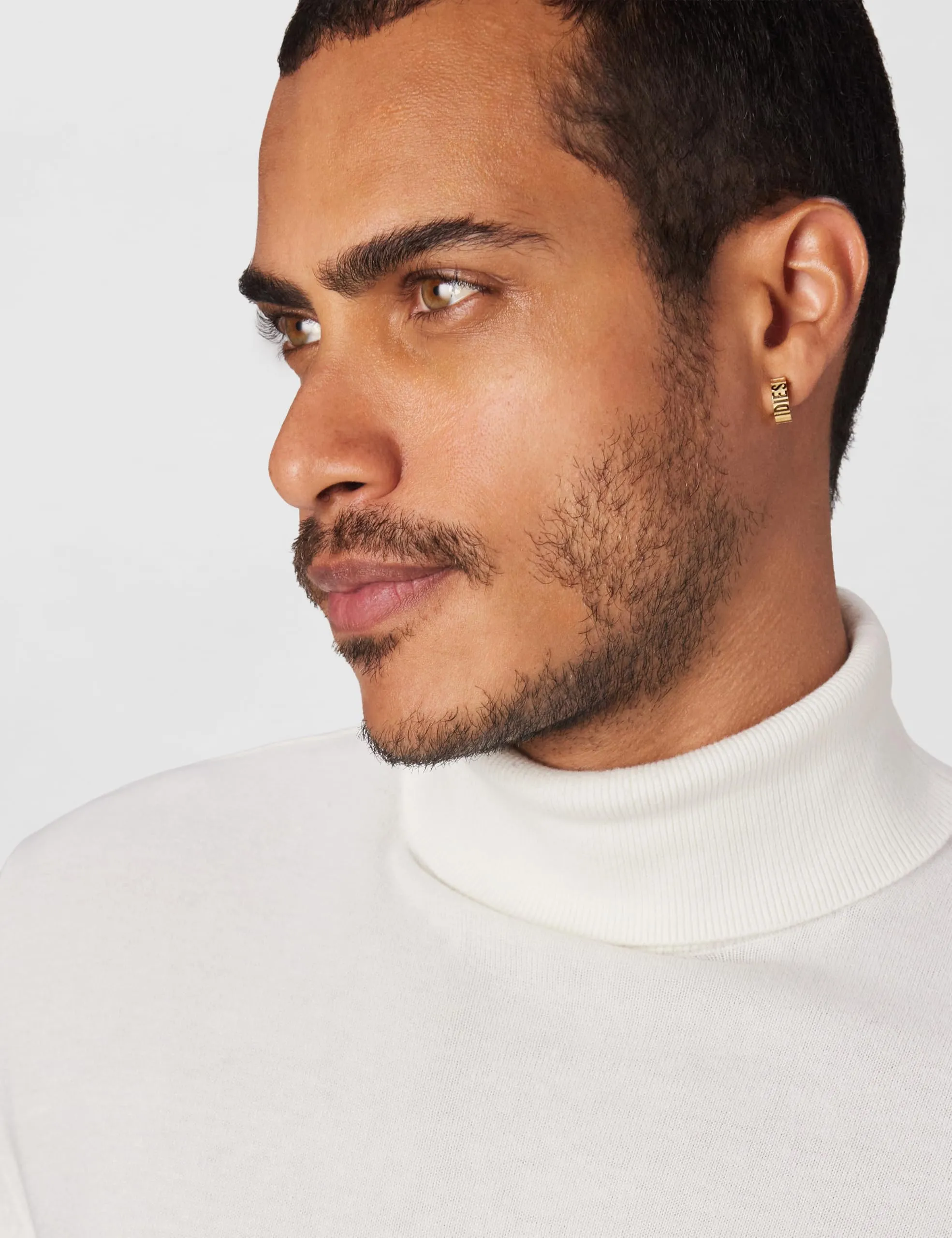 Diesel DX1565710 Font Cuff Unisex Earring in Gold Stainless Steel - immagine 2