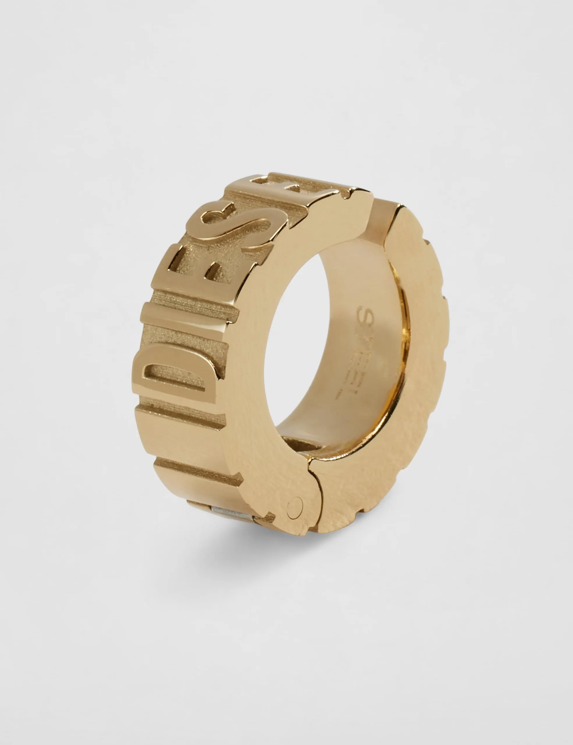 Diesel DX1565710 Font Cuff Unisex Earring in Gold Stainless Steel - immagine 3