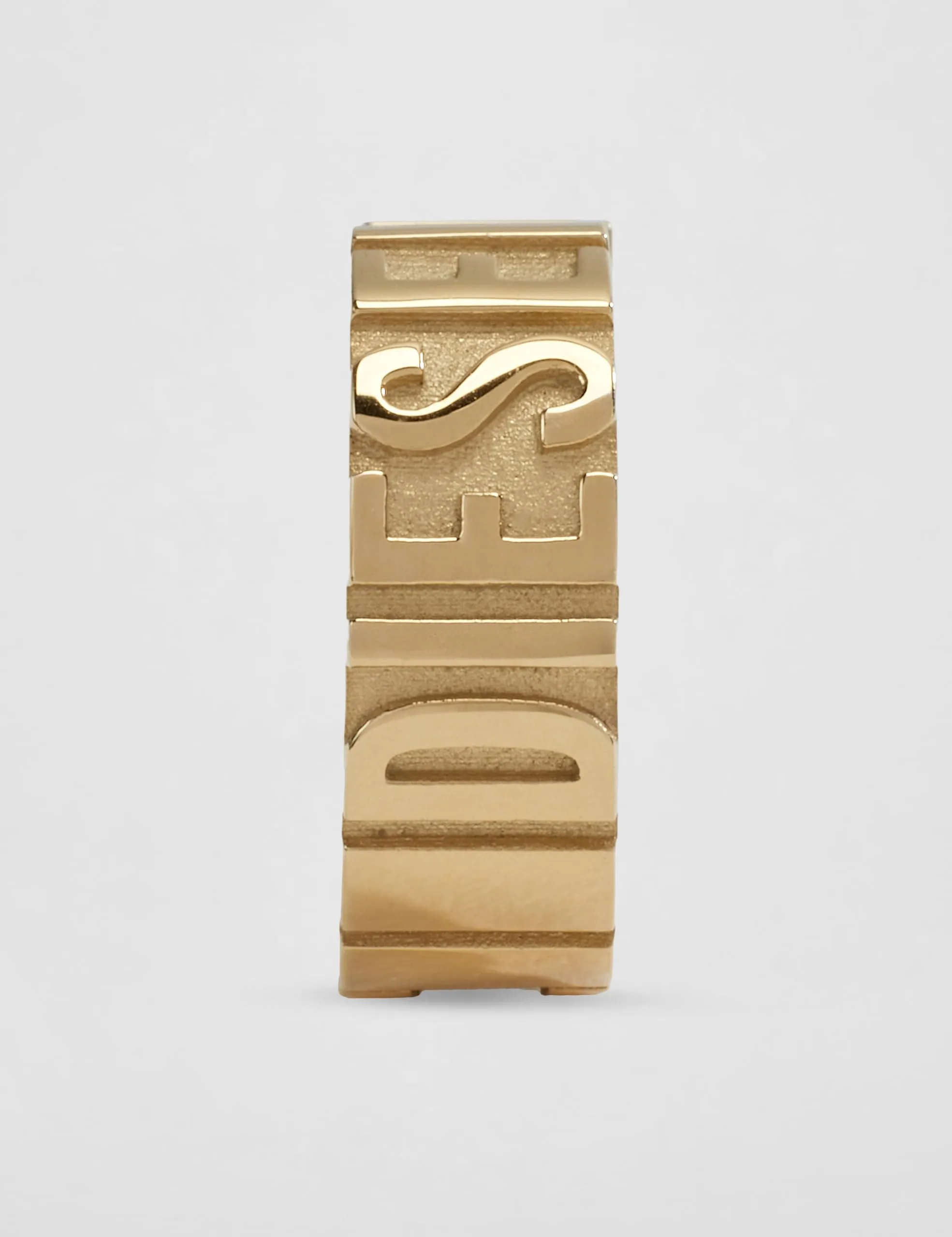 Diesel DX1565710 Font Cuff Unisex Earring in Gold Stainless Steel - immagine 4
