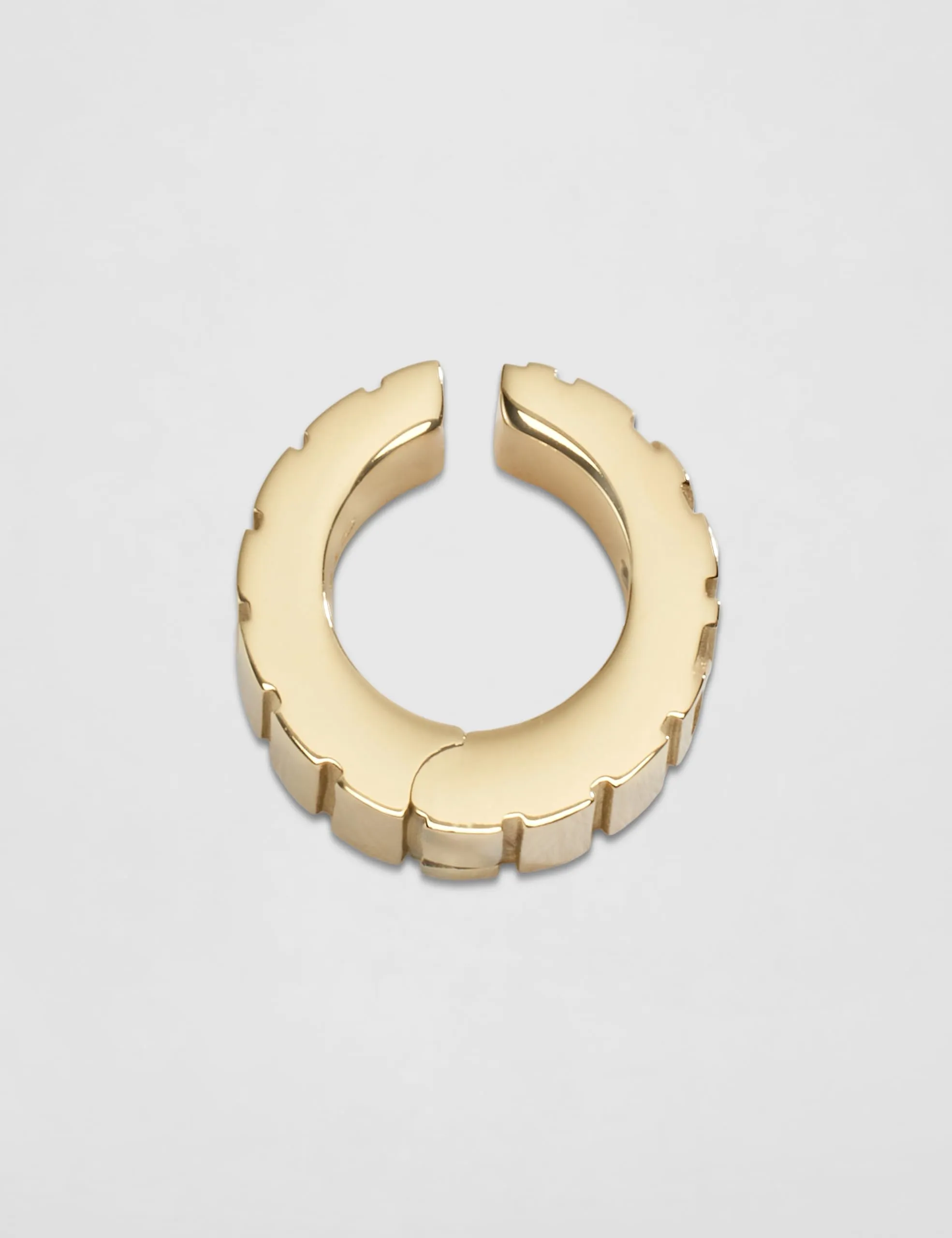 Diesel DX1565710 Font Cuff Unisex Earring in Gold Stainless Steel - immagine 5