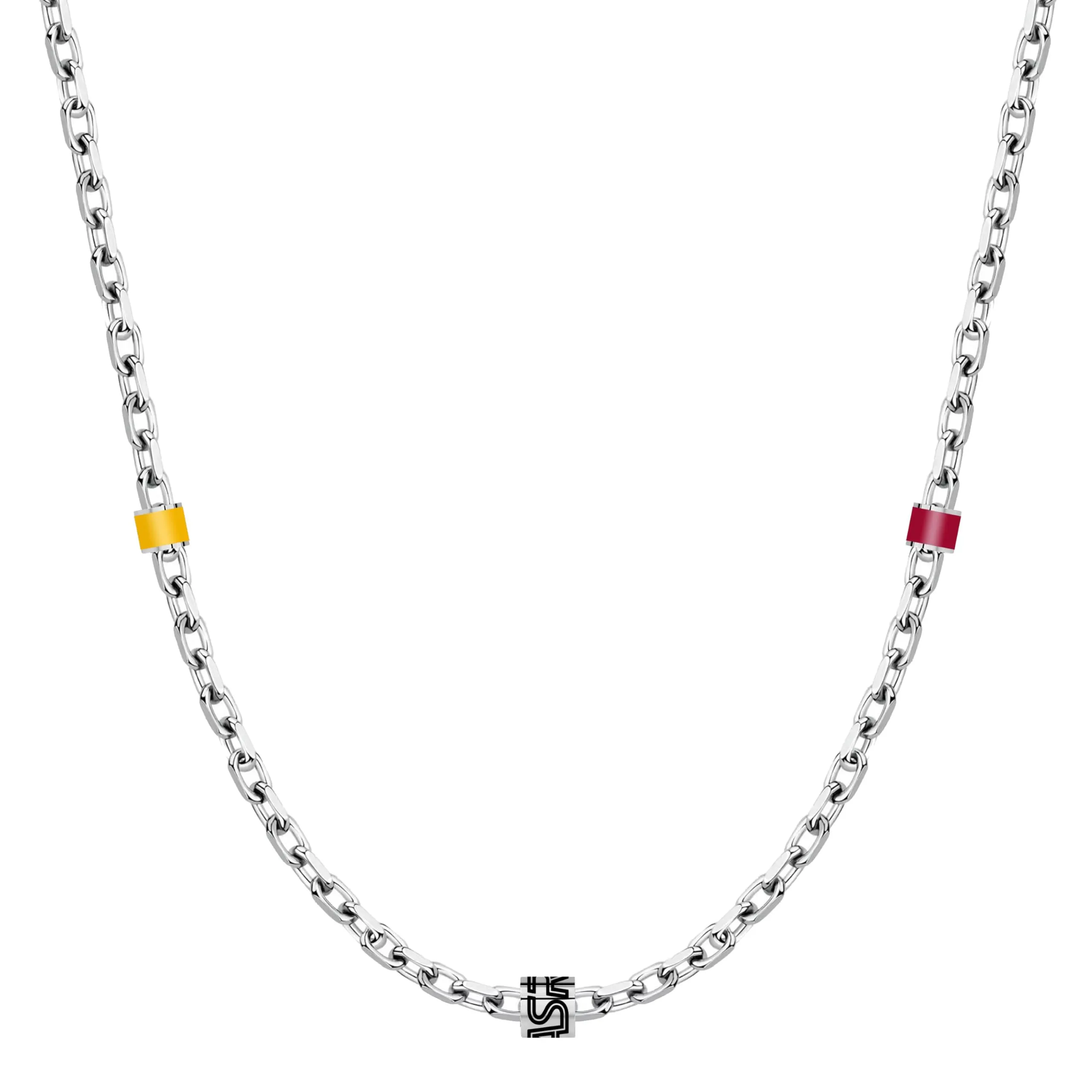 Clondo AS Roma Stainless Steel Necklace Gold Red - ROM-B-RC100 - immagine 1