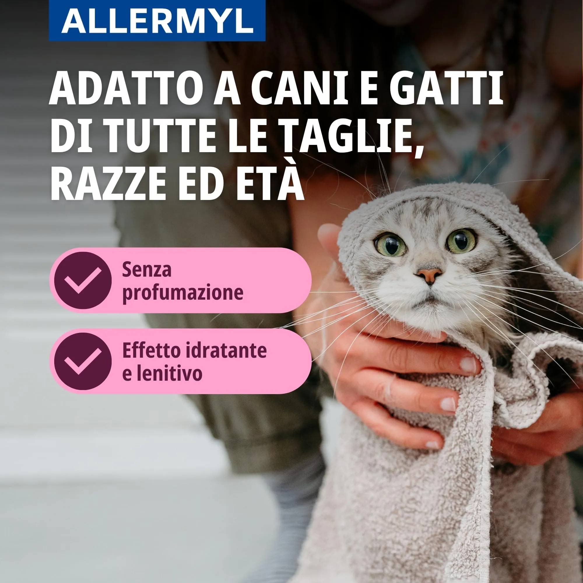 Virbac Allermyl Shampoo for Dogs and Cats, Allergic Skin, 250 ml - immagine 4