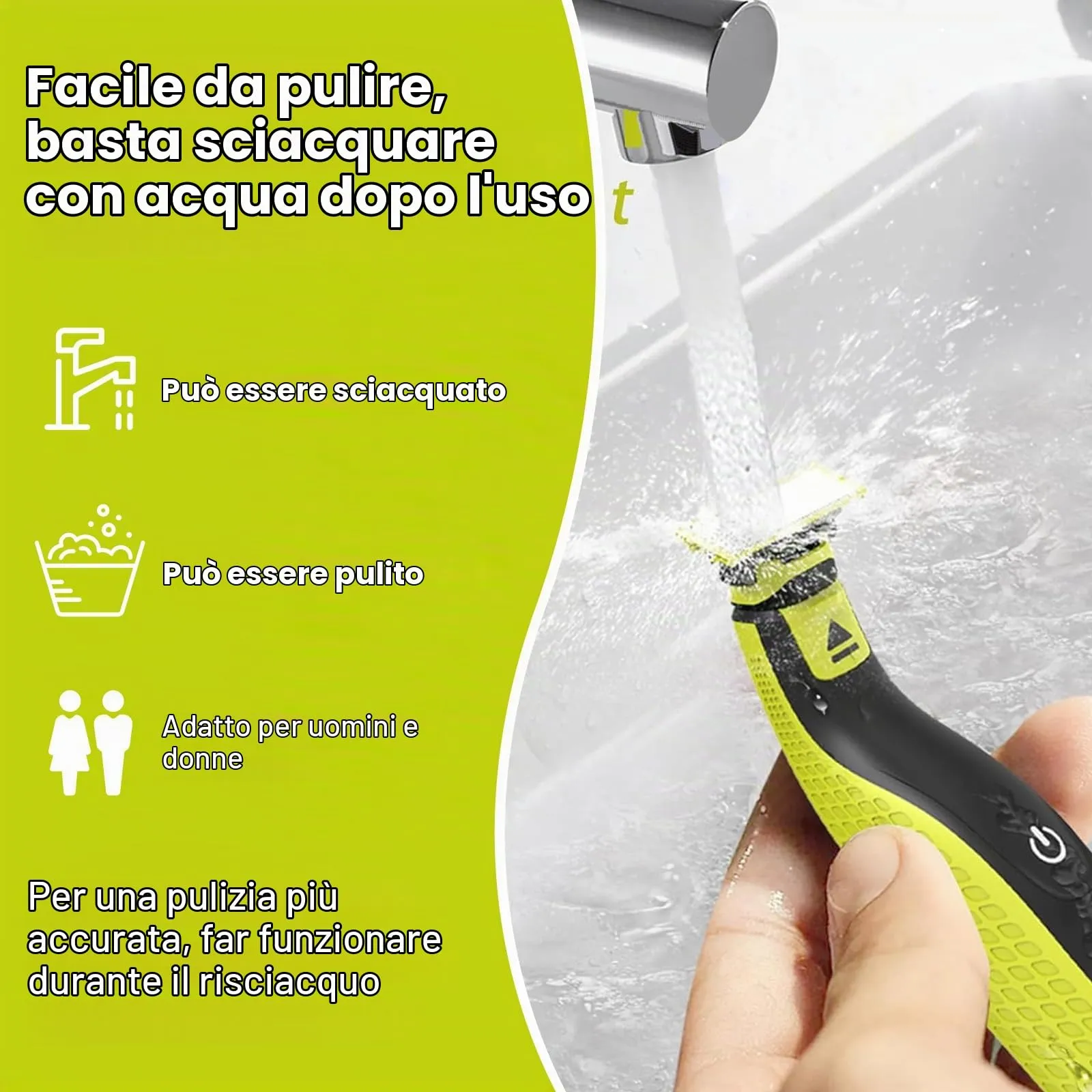 Fenkabs Lame di Ricambio per OneBlade, Confezione da 6, Acciaio Inossidabile - immagine 5