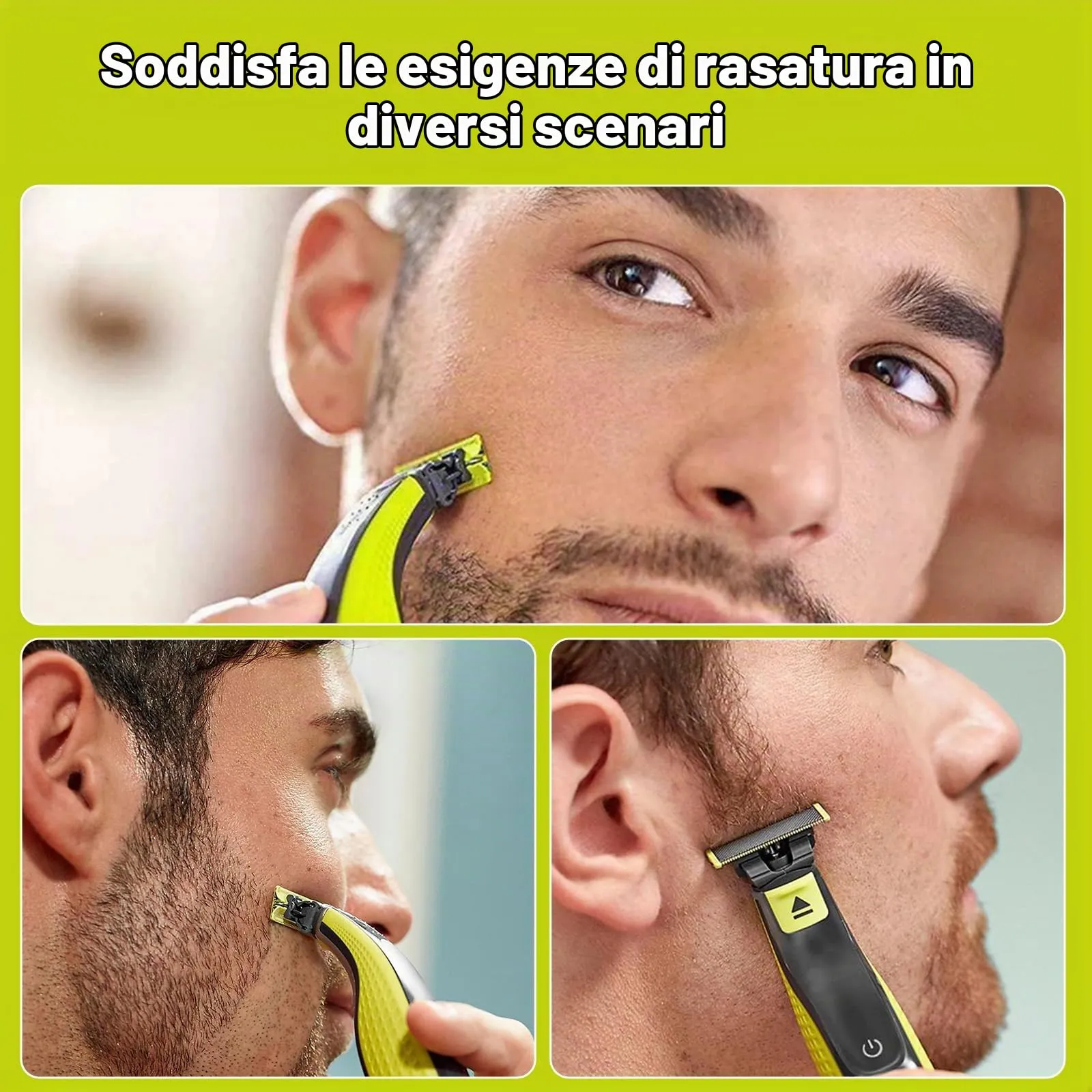 Fenkabs Lame di Ricambio per OneBlade, Confezione da 6, Acciaio Inossidabile - immagine 6